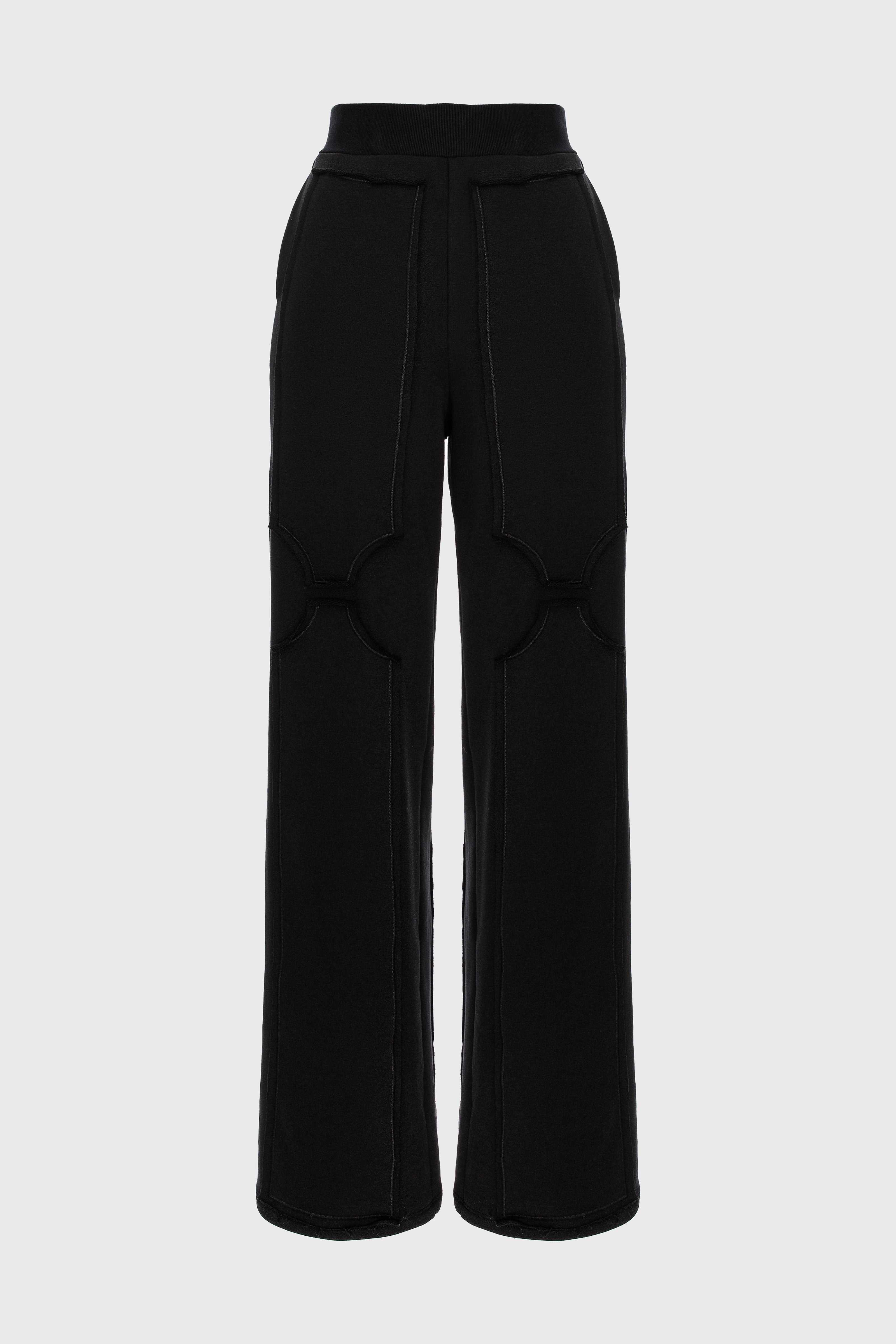 Deconstructed Sweatpants Black