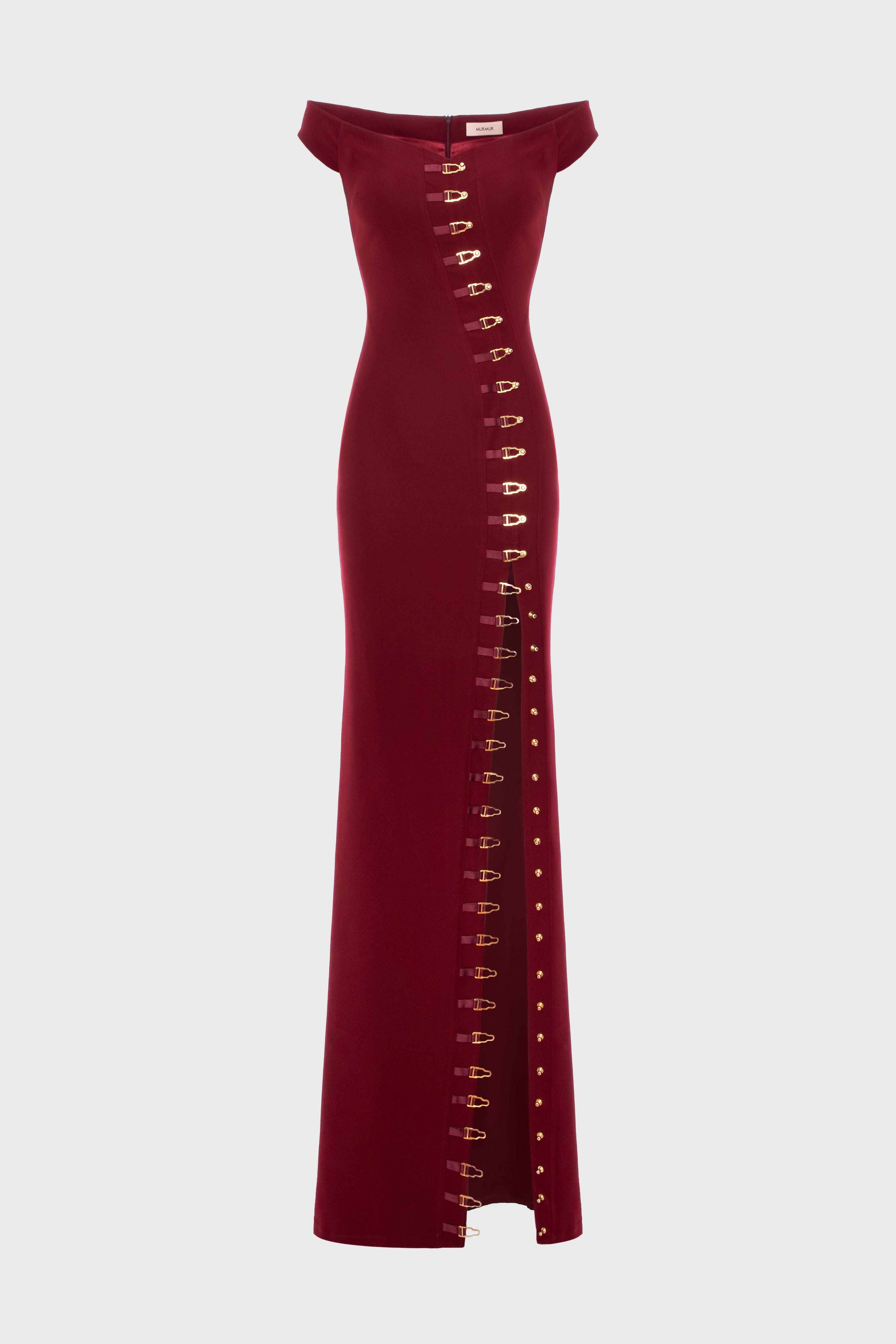 Ivy Long Dress Wine