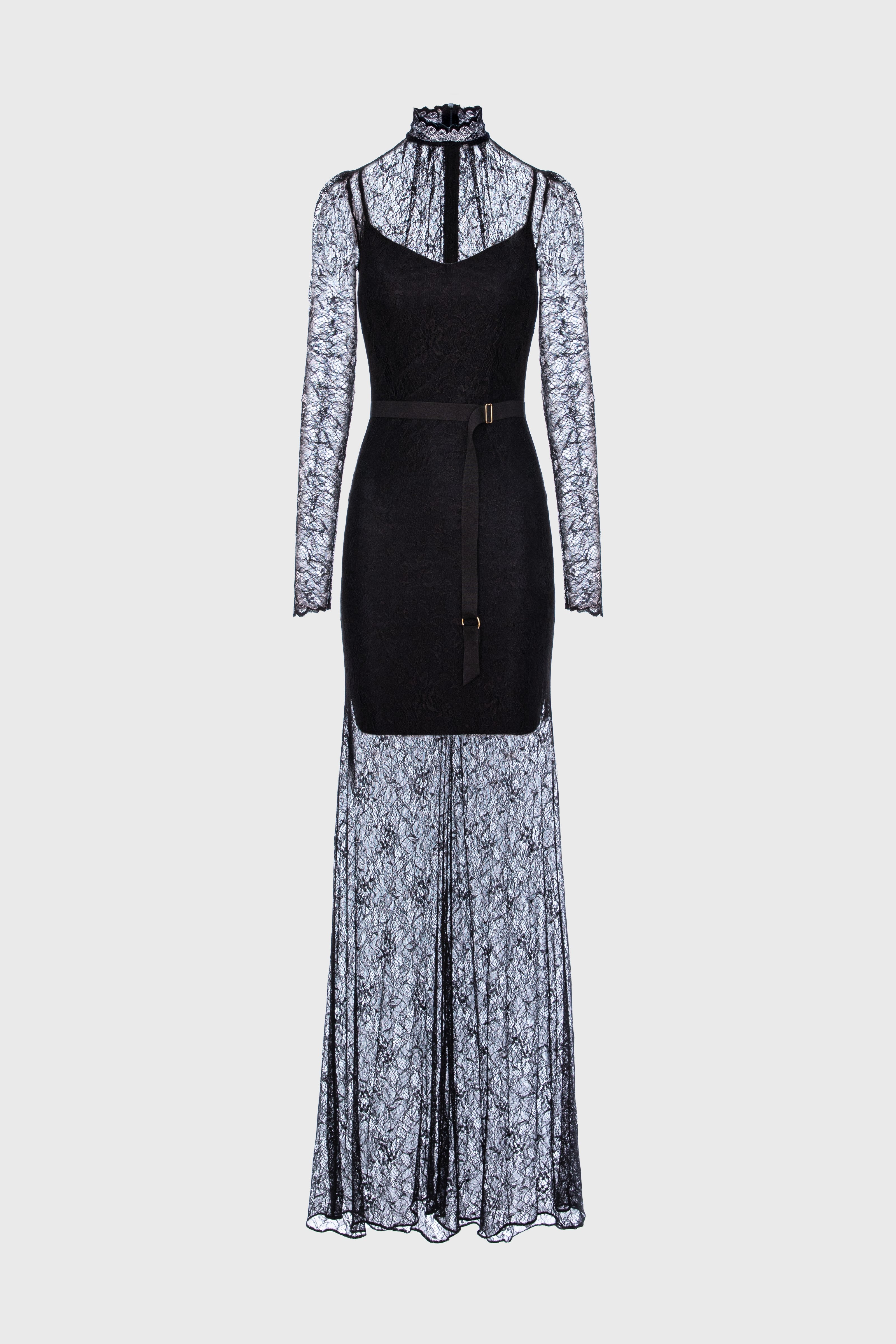 Mist Long Dress Black