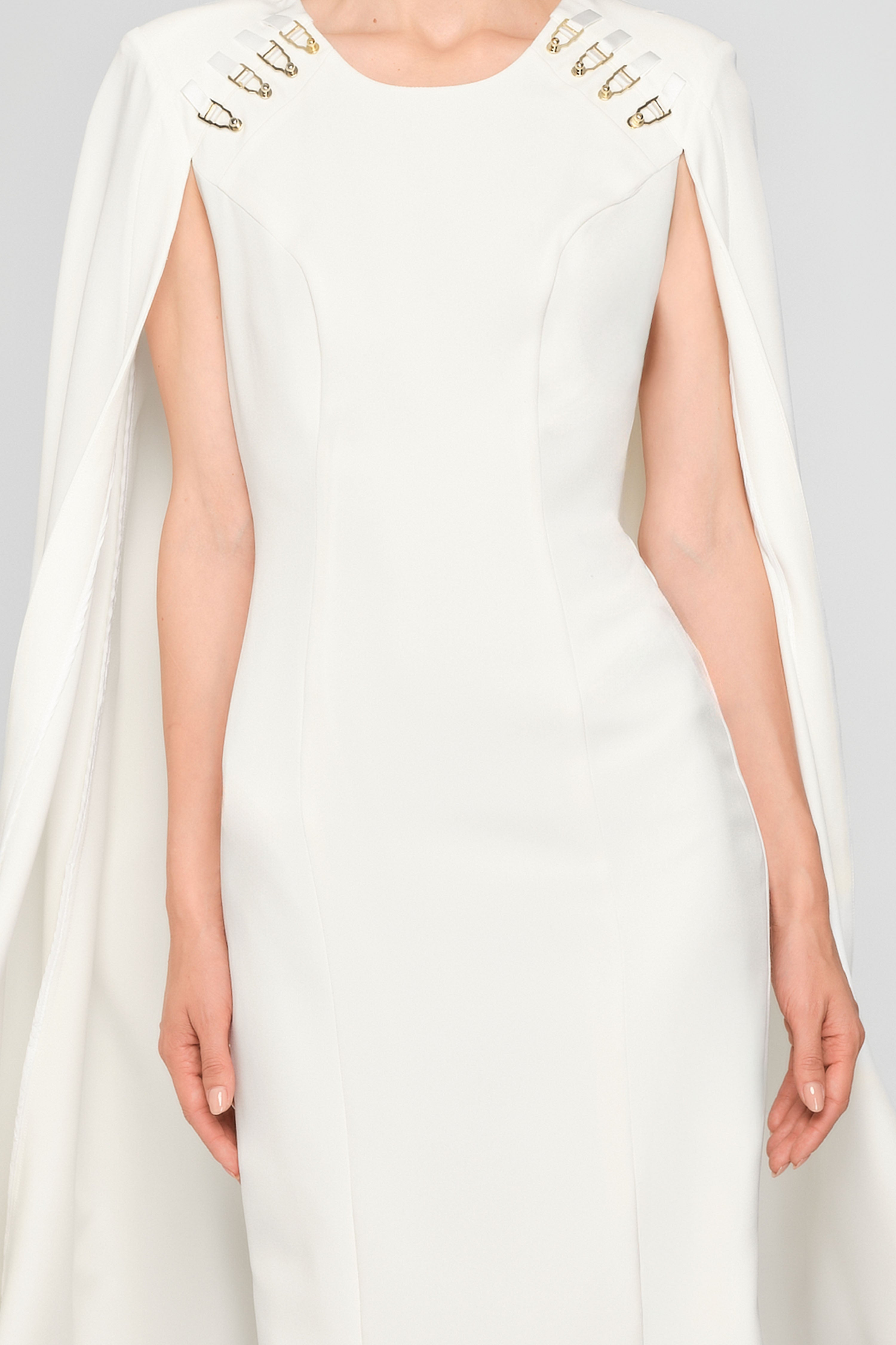 Mantle Dress White