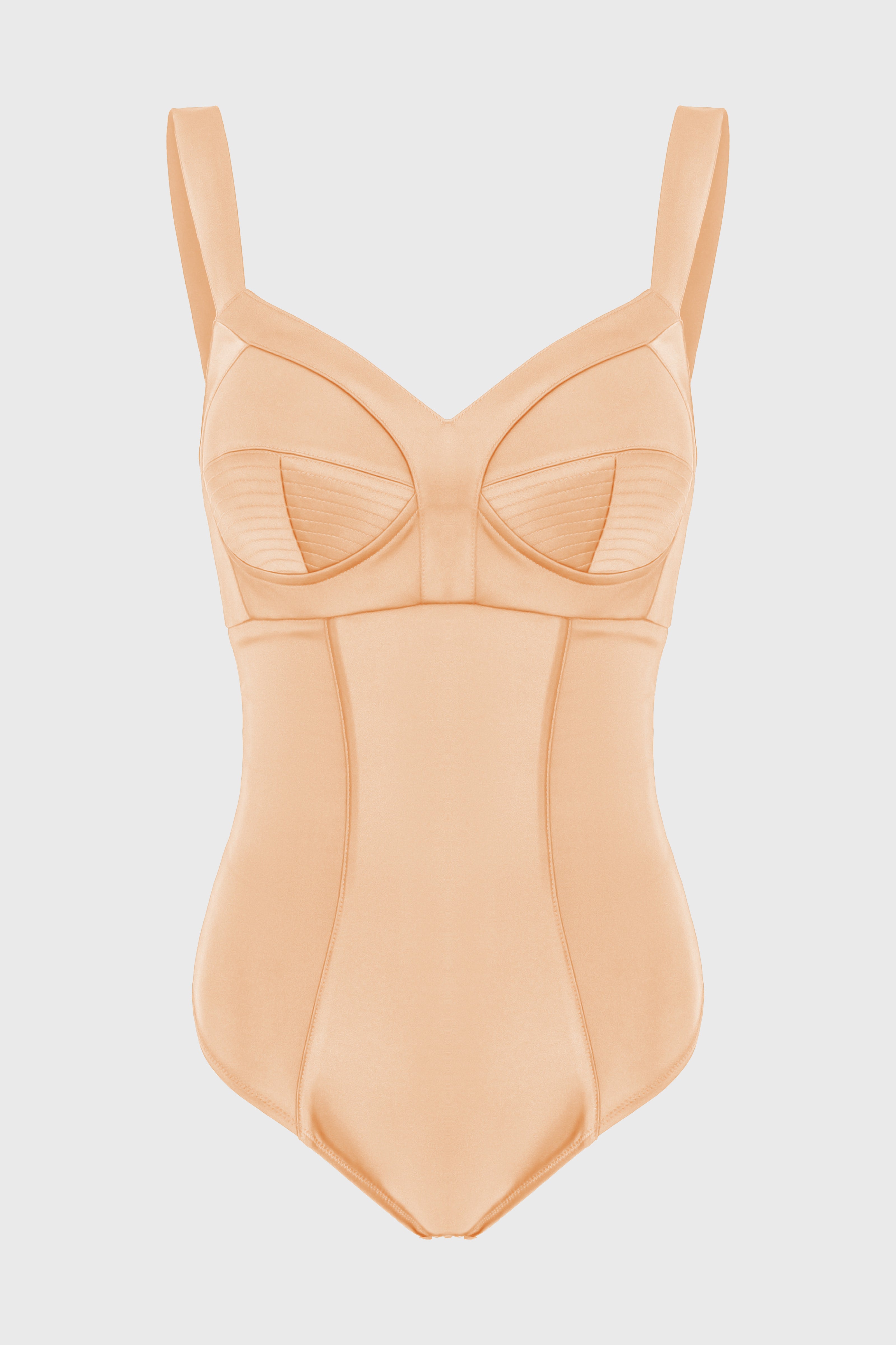 Body nud din satin elastic Sculpt