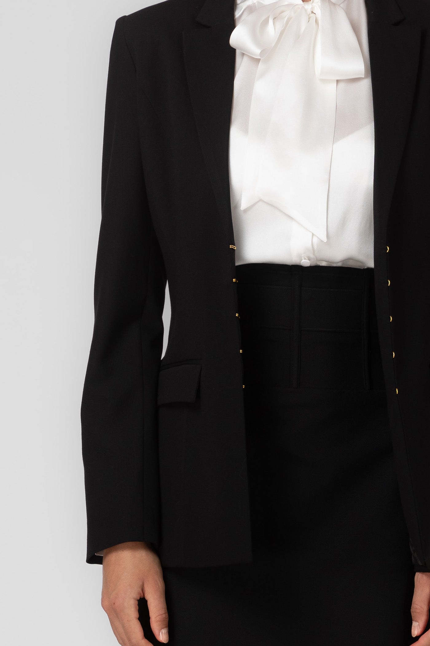 Sacou negru din lana Formal