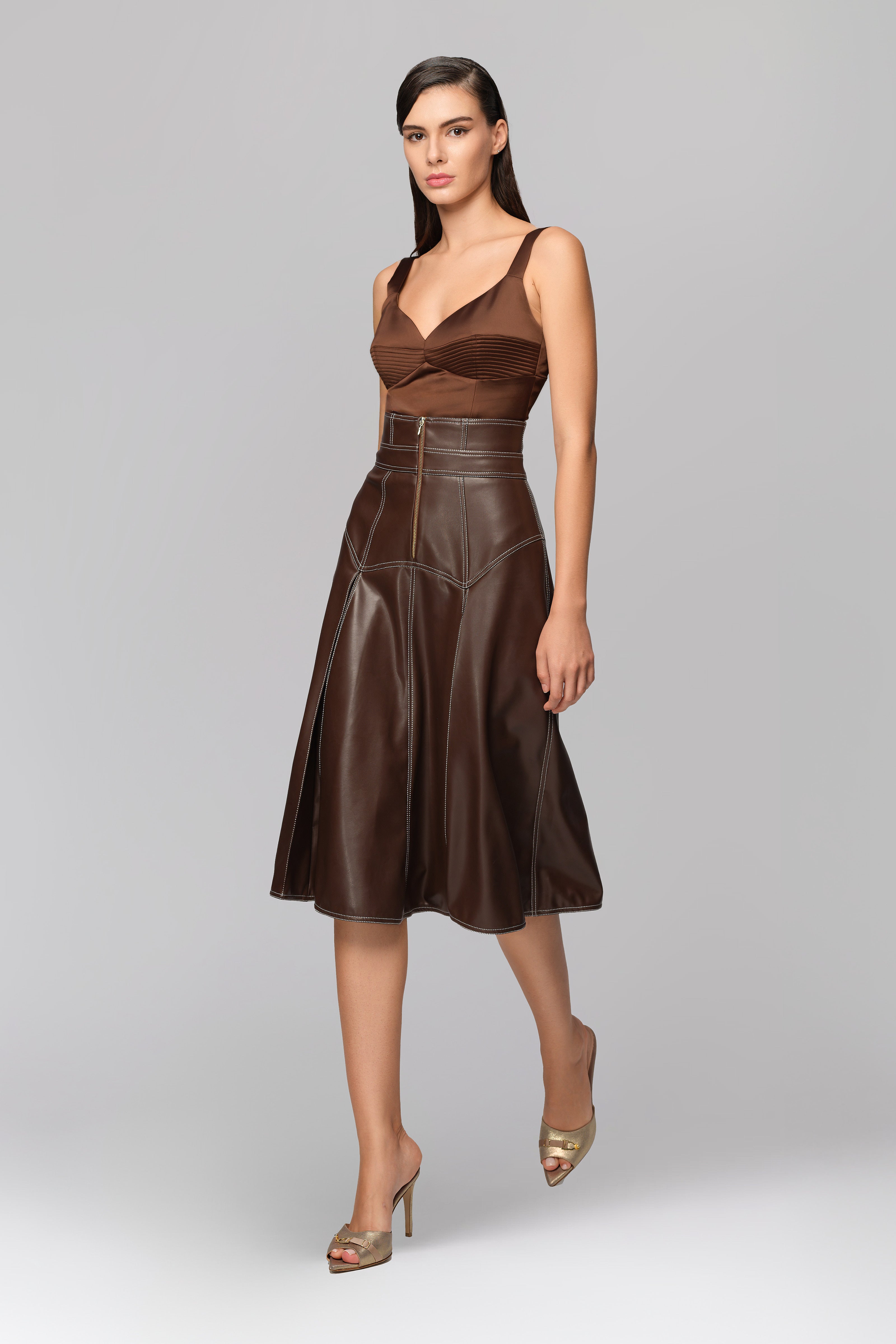 Haze Corset Brown