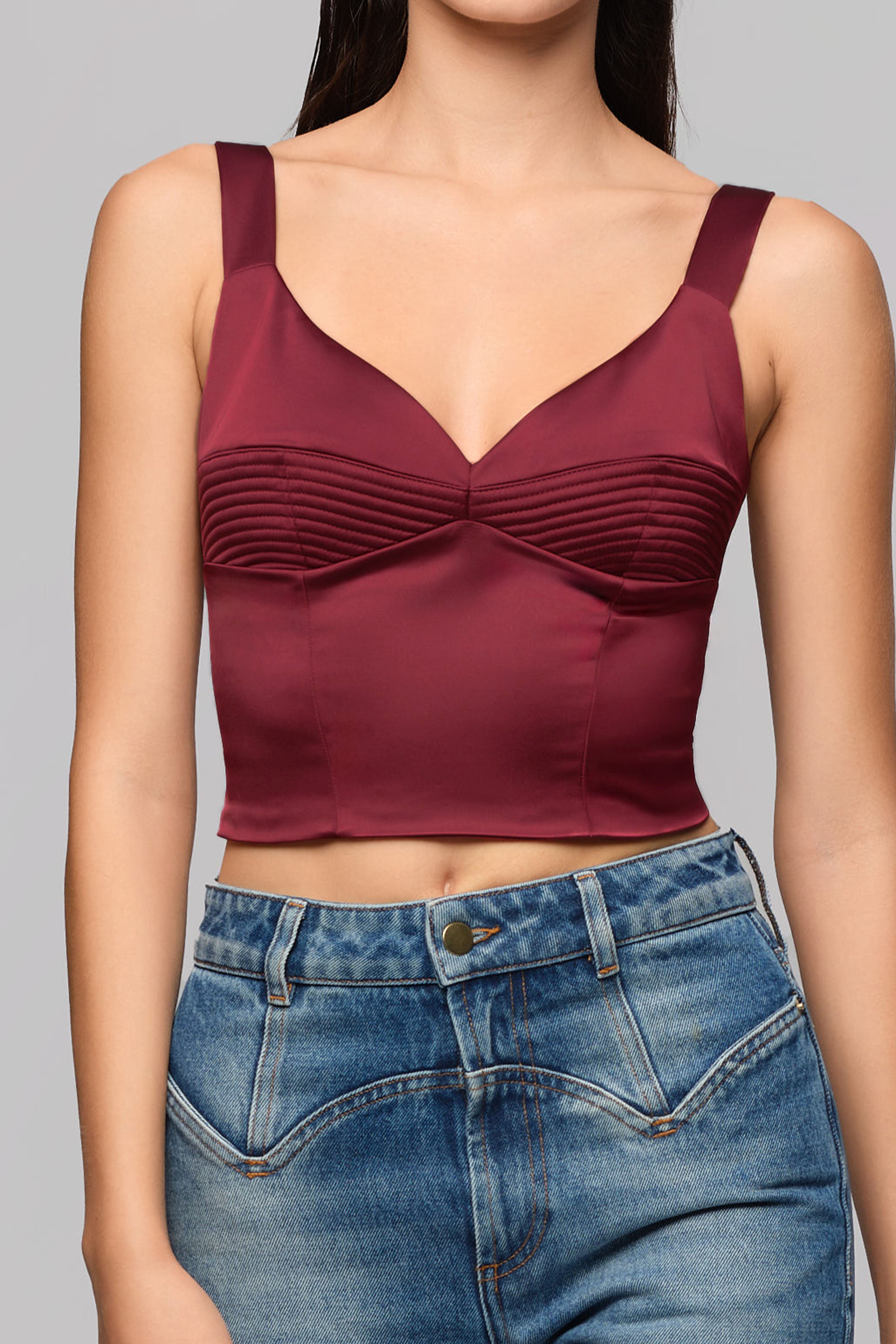 Haze Corset Wine