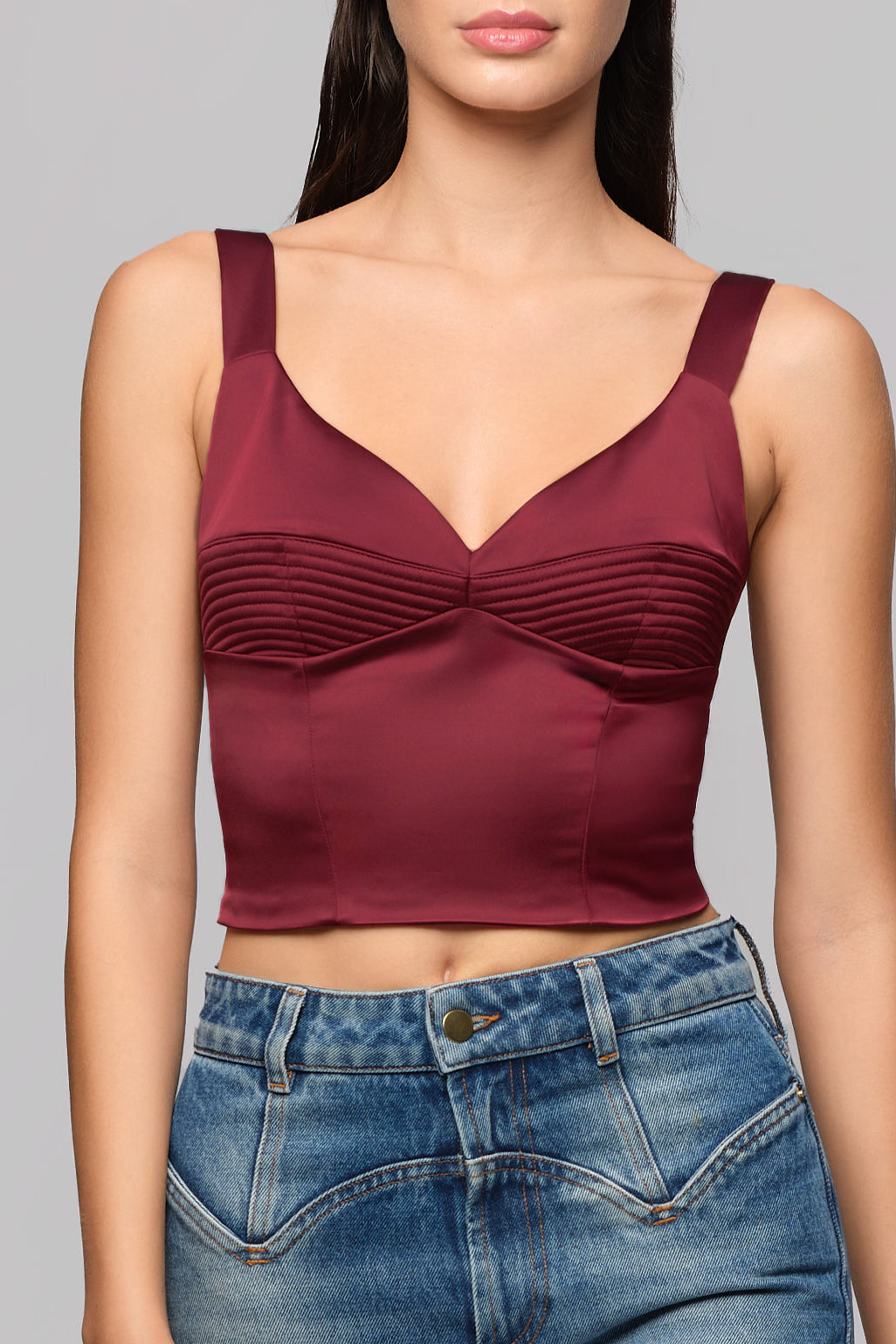 Haze Corset Wine