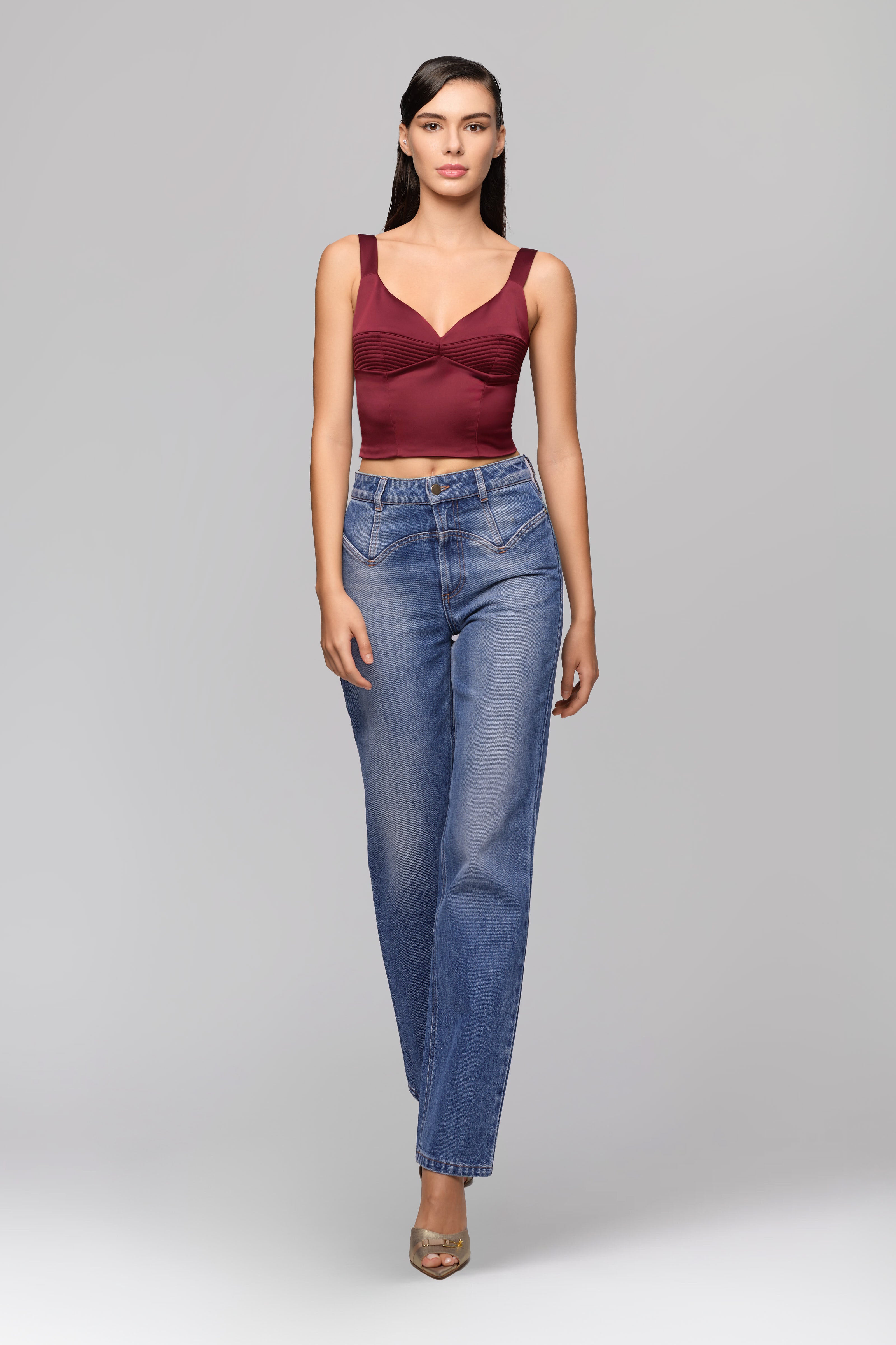 Haze Corset Wine