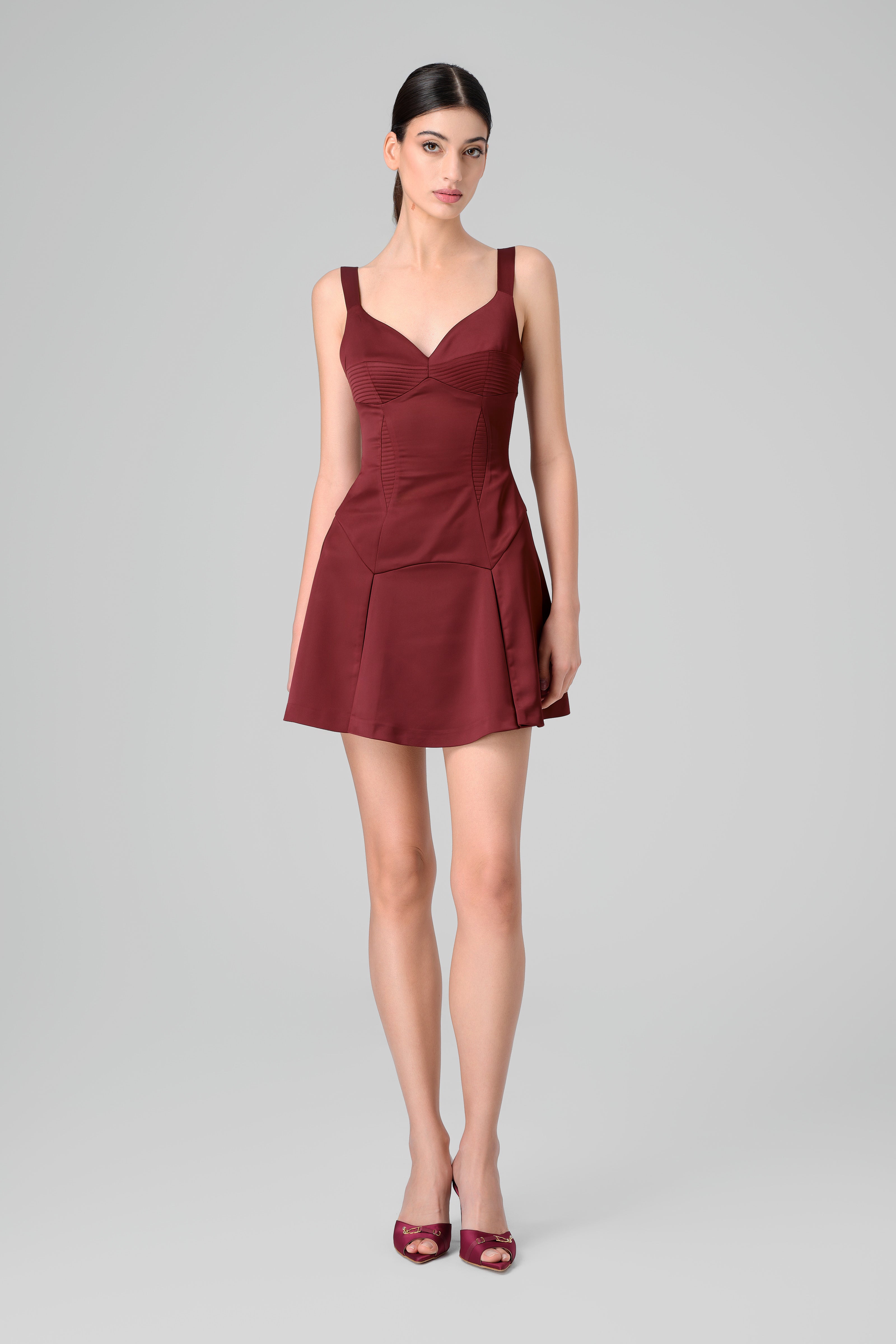Haze Mini Dress Wine