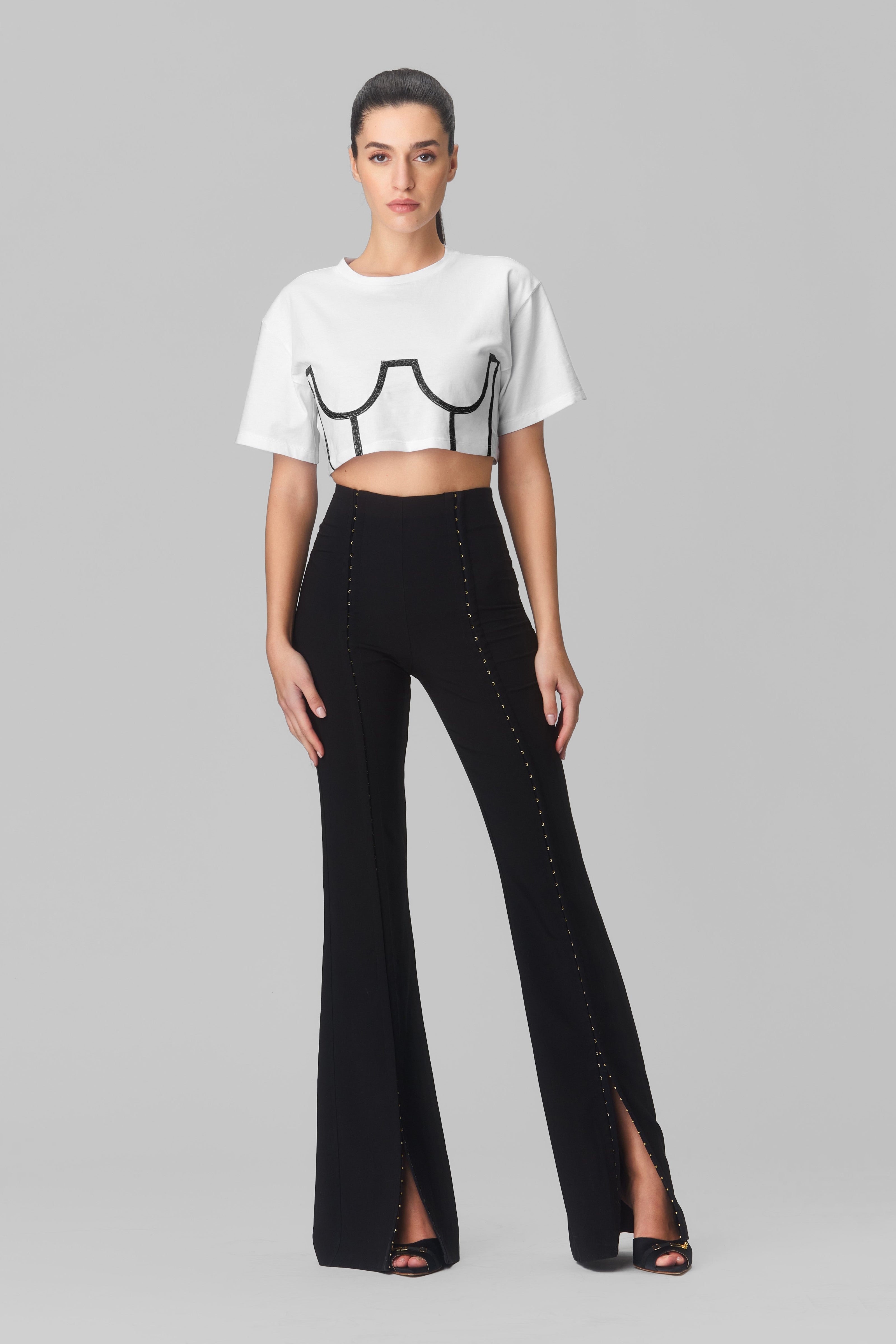 Snap Trousers Black