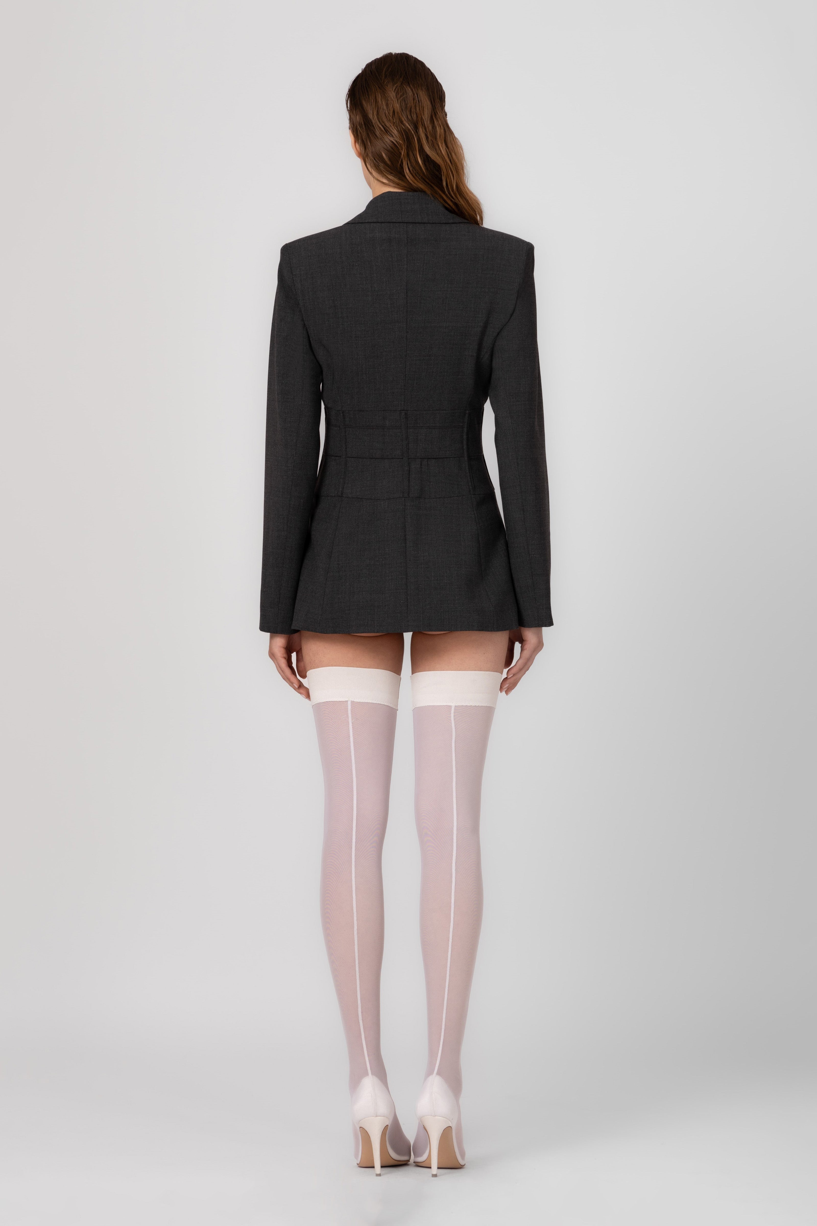 Tomboy Wool Blazer Gray