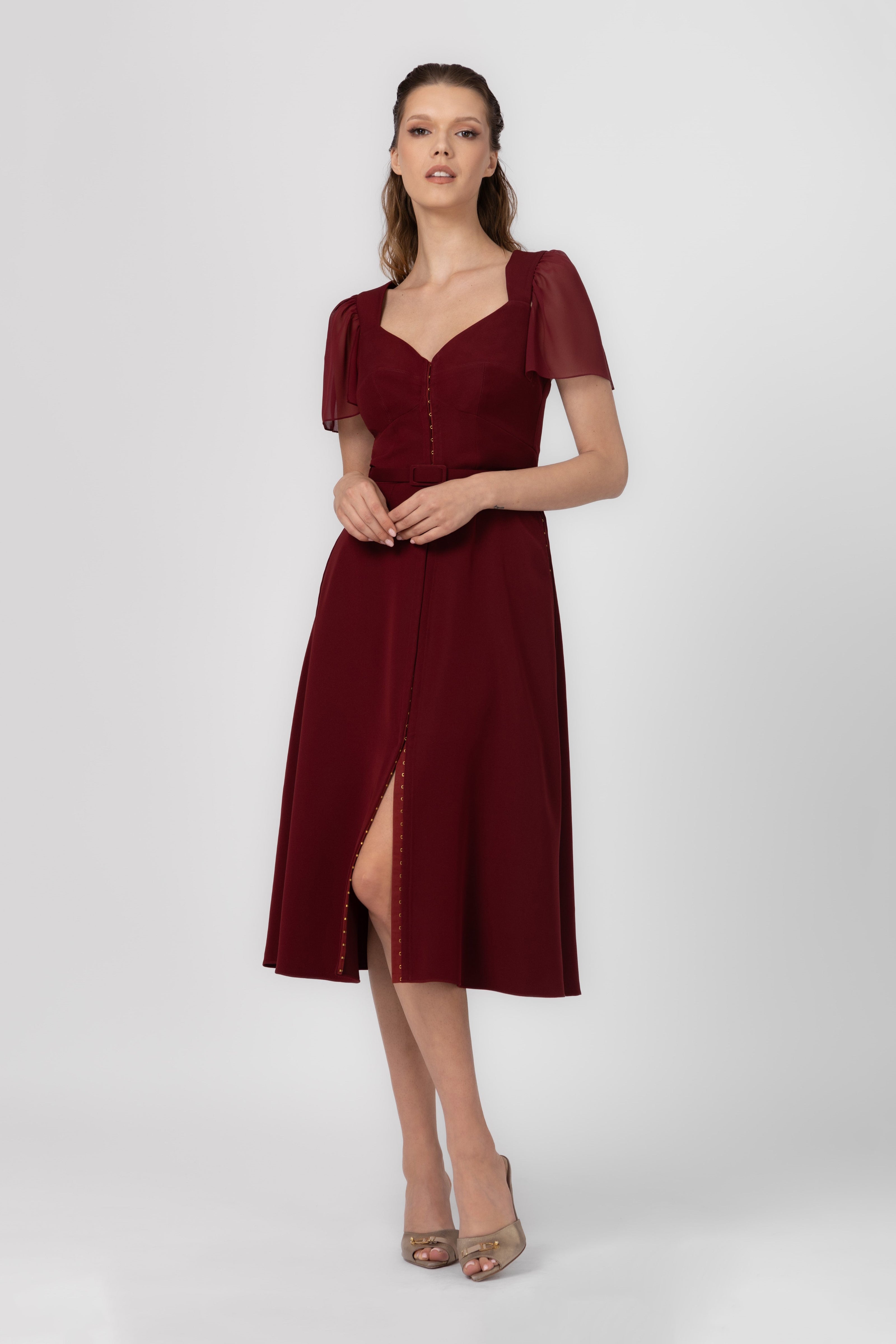 Diversion Dress Wine
