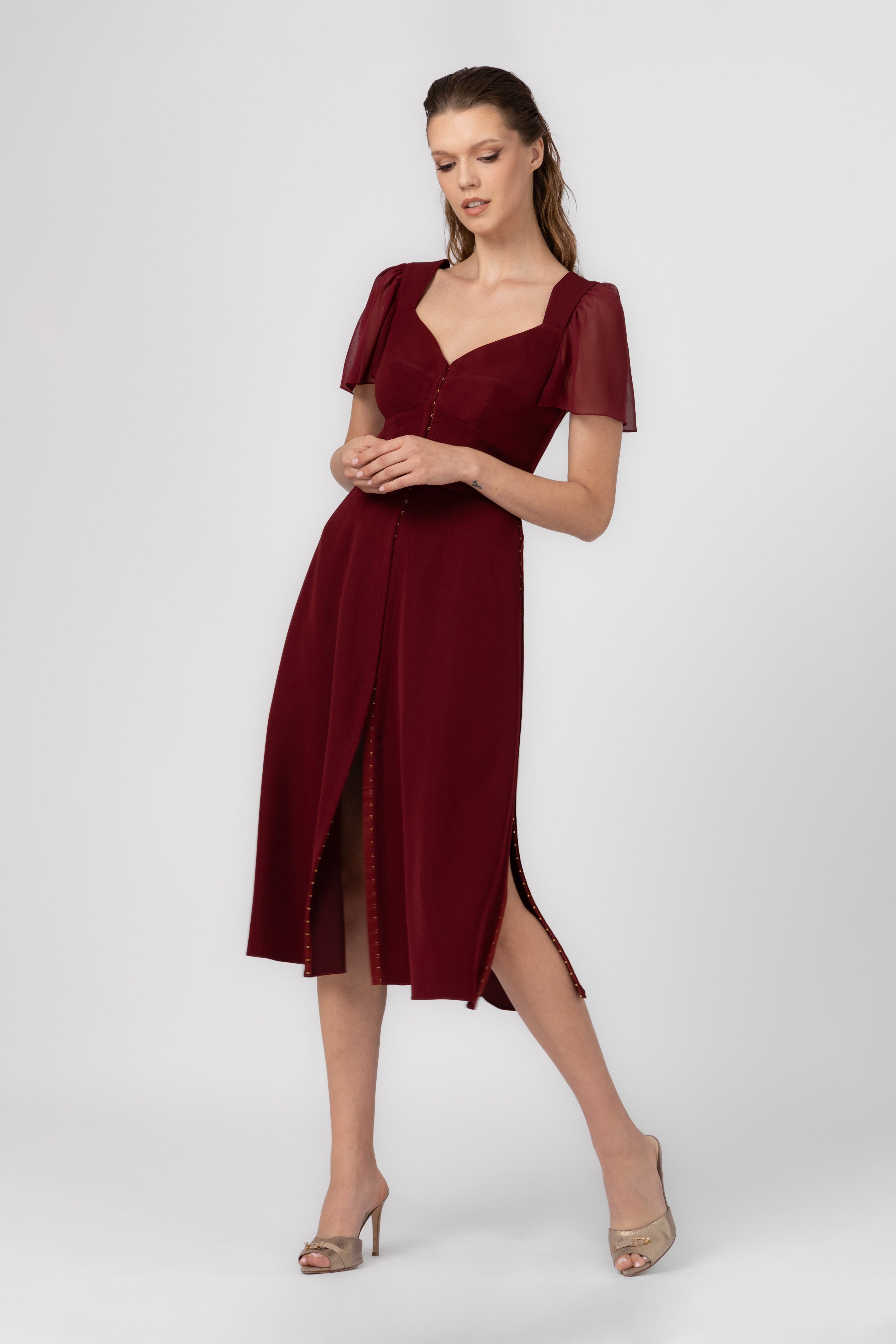 Diversion Dress Wine