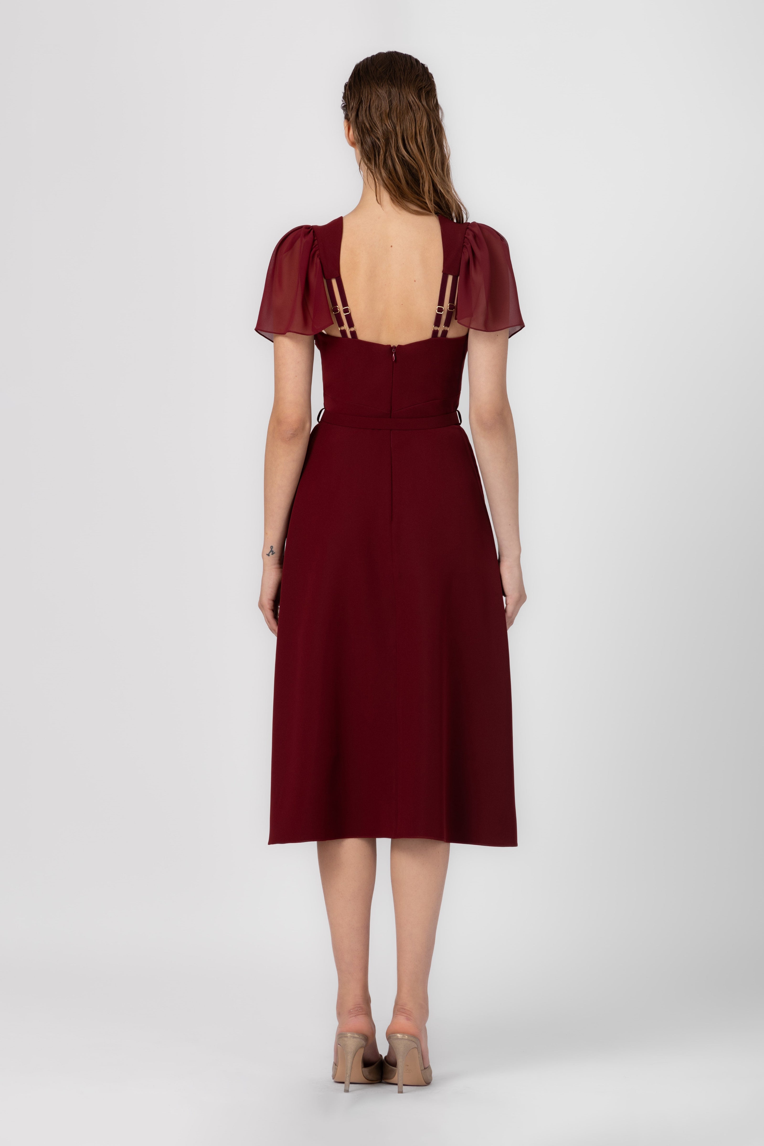 Diversion Dress Wine