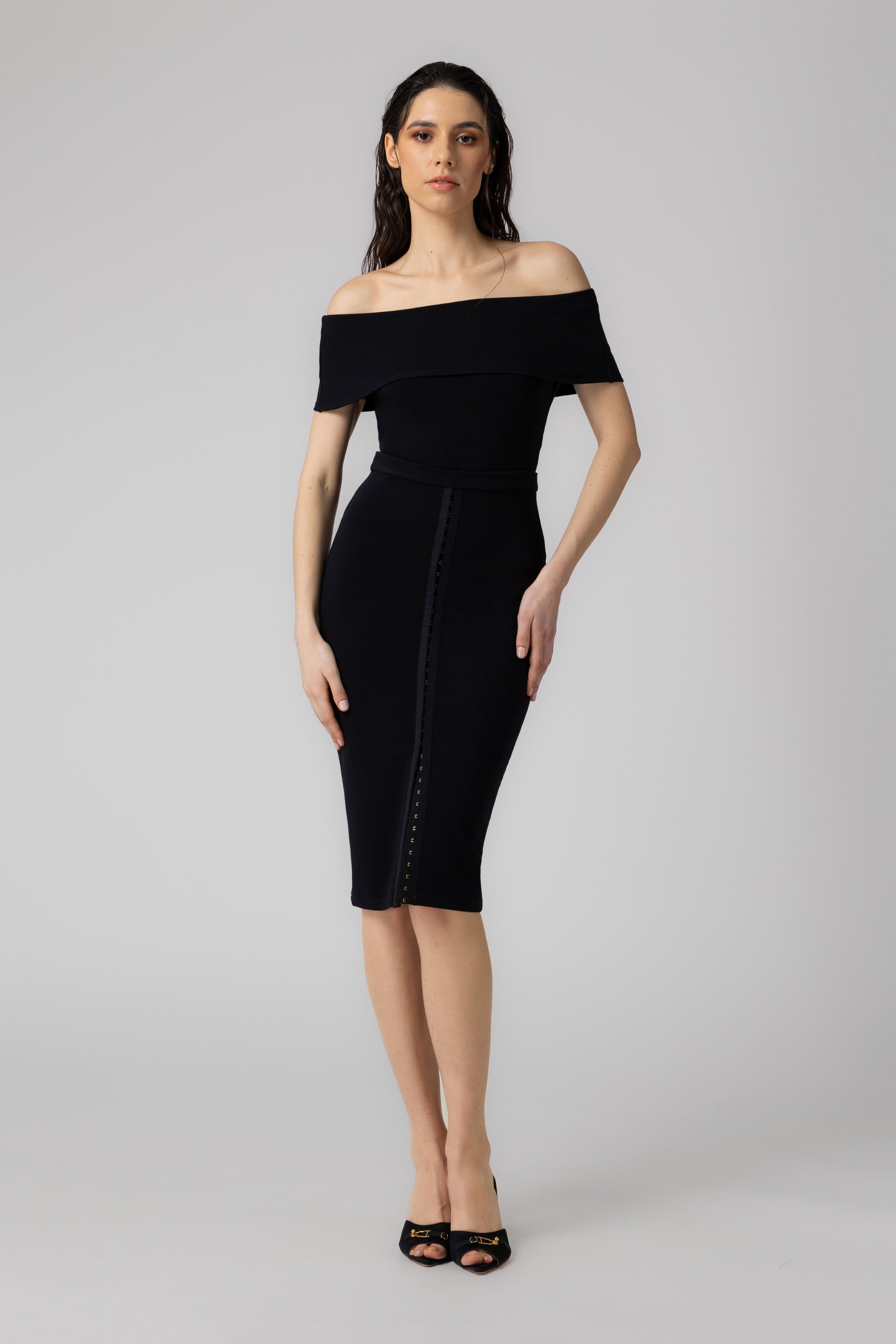 Ellipse Bodysuit Black