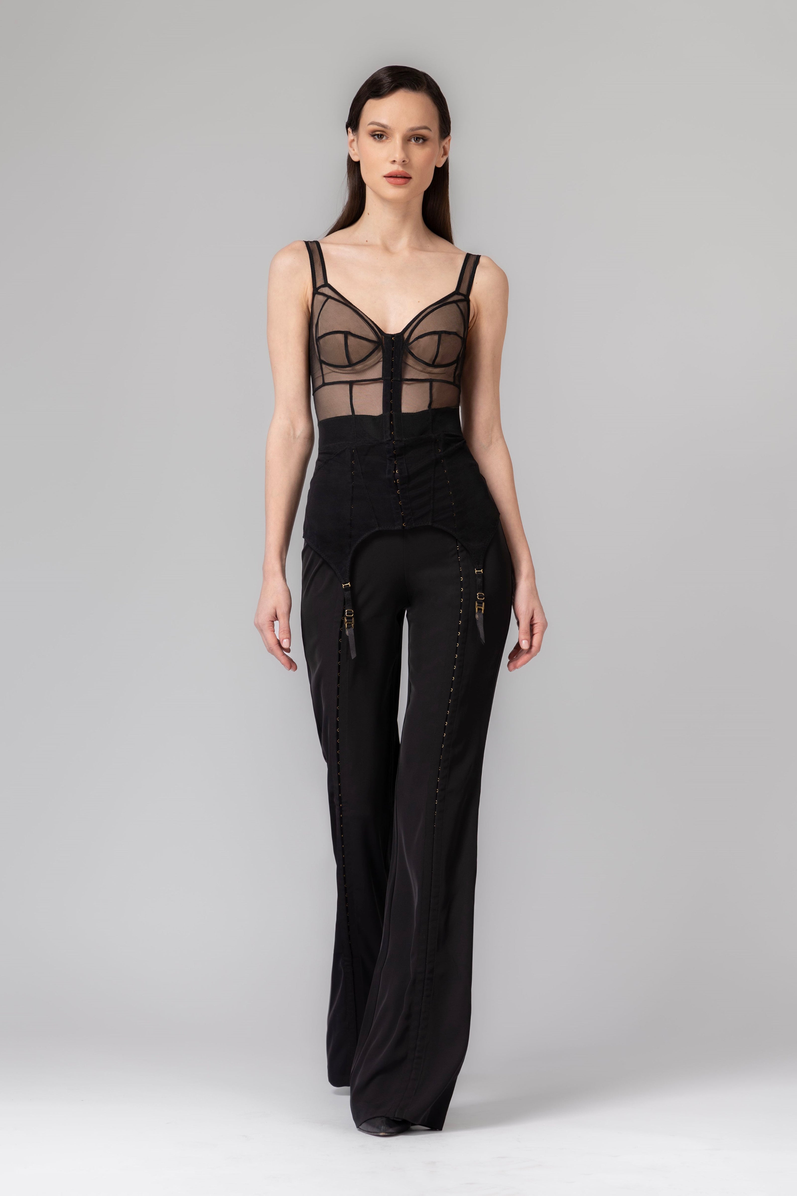 Snap Trousers Black