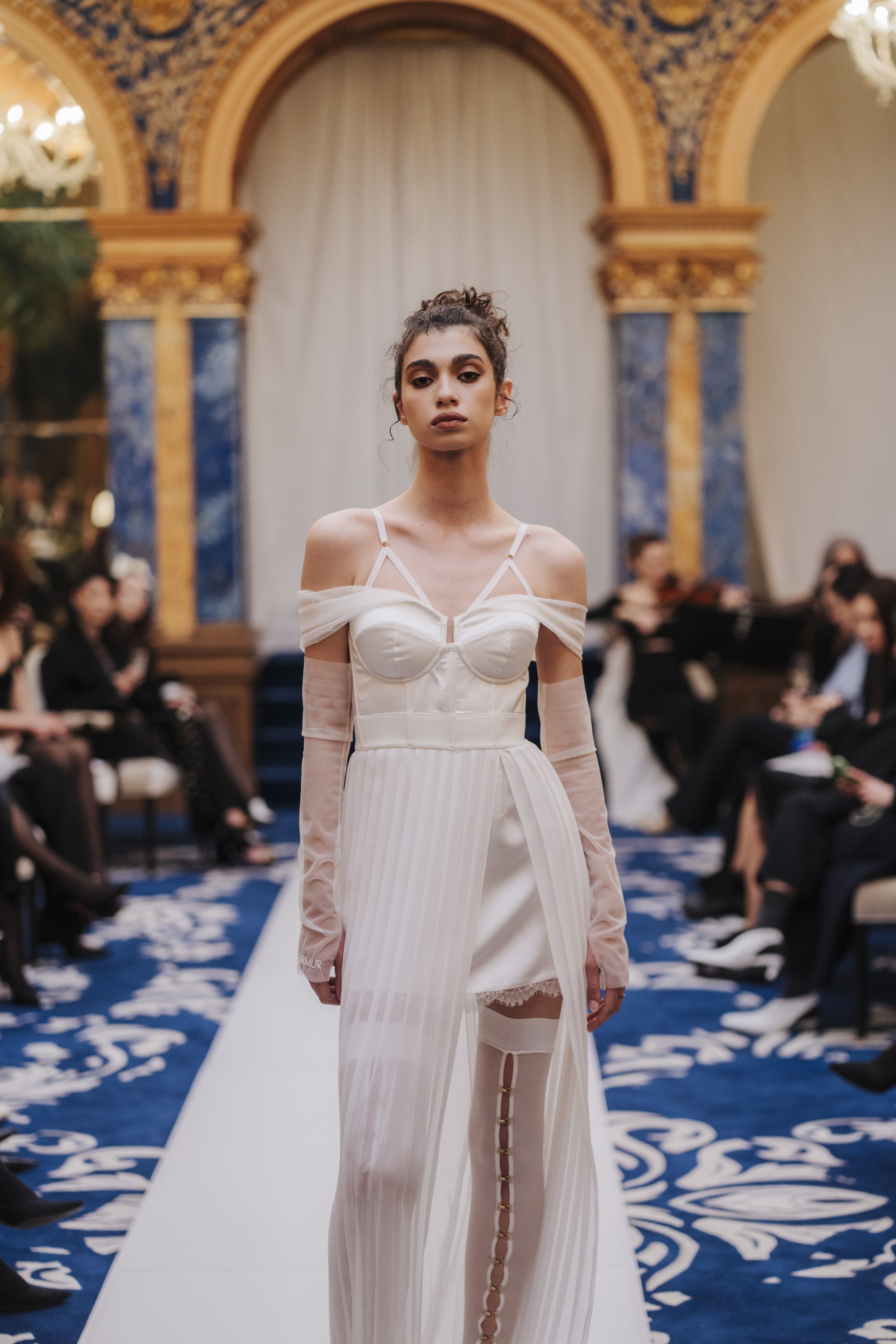 Utility Long Dress White