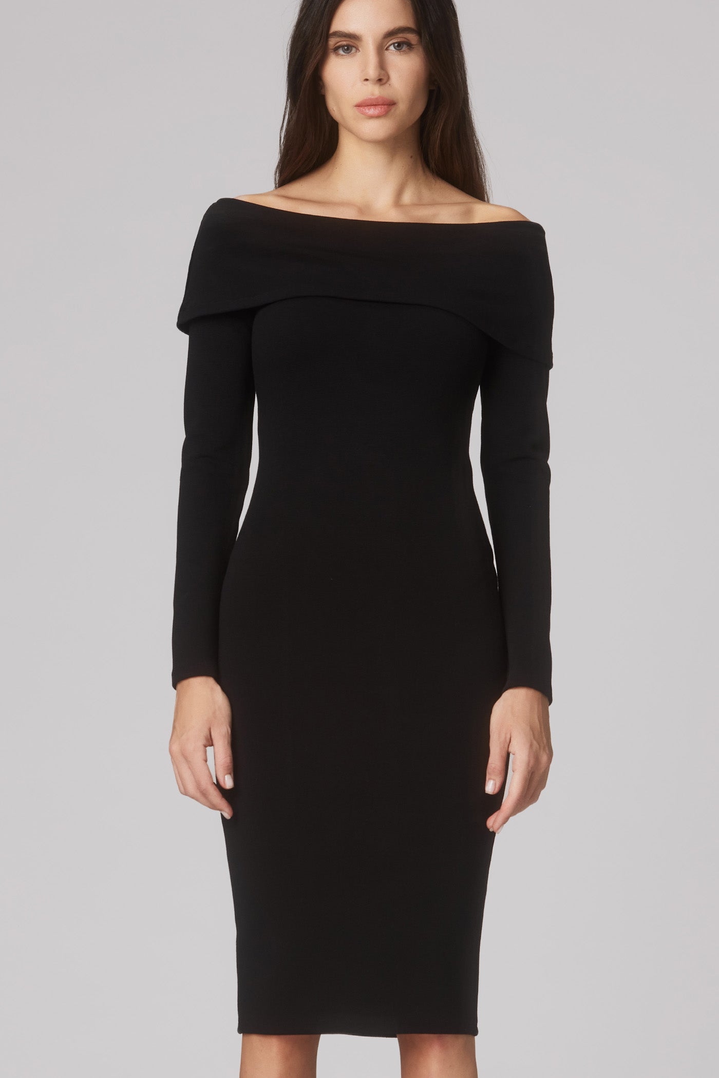 Rochie neagra shapewear Ellipse