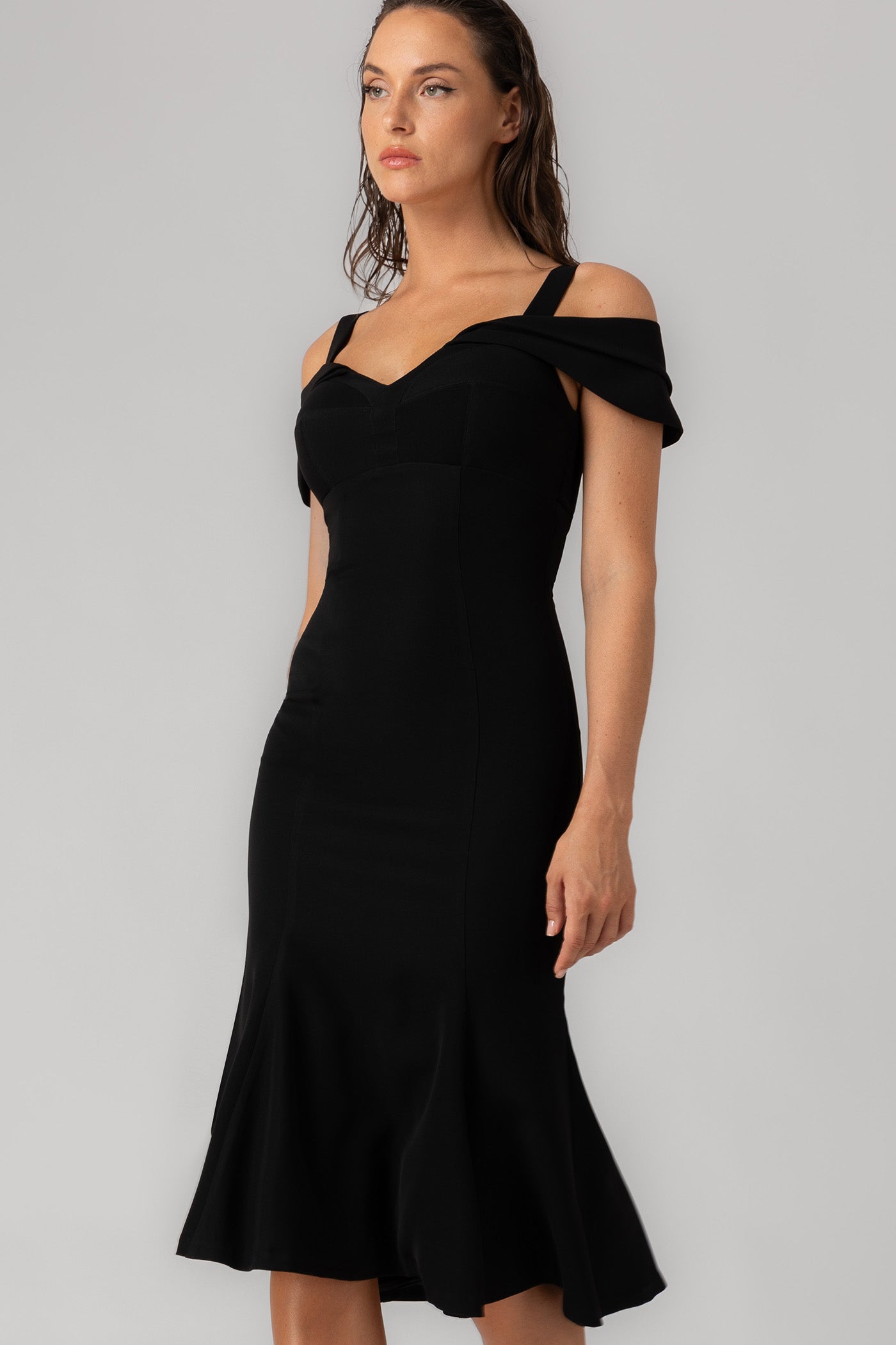 Sculpt Dress Black