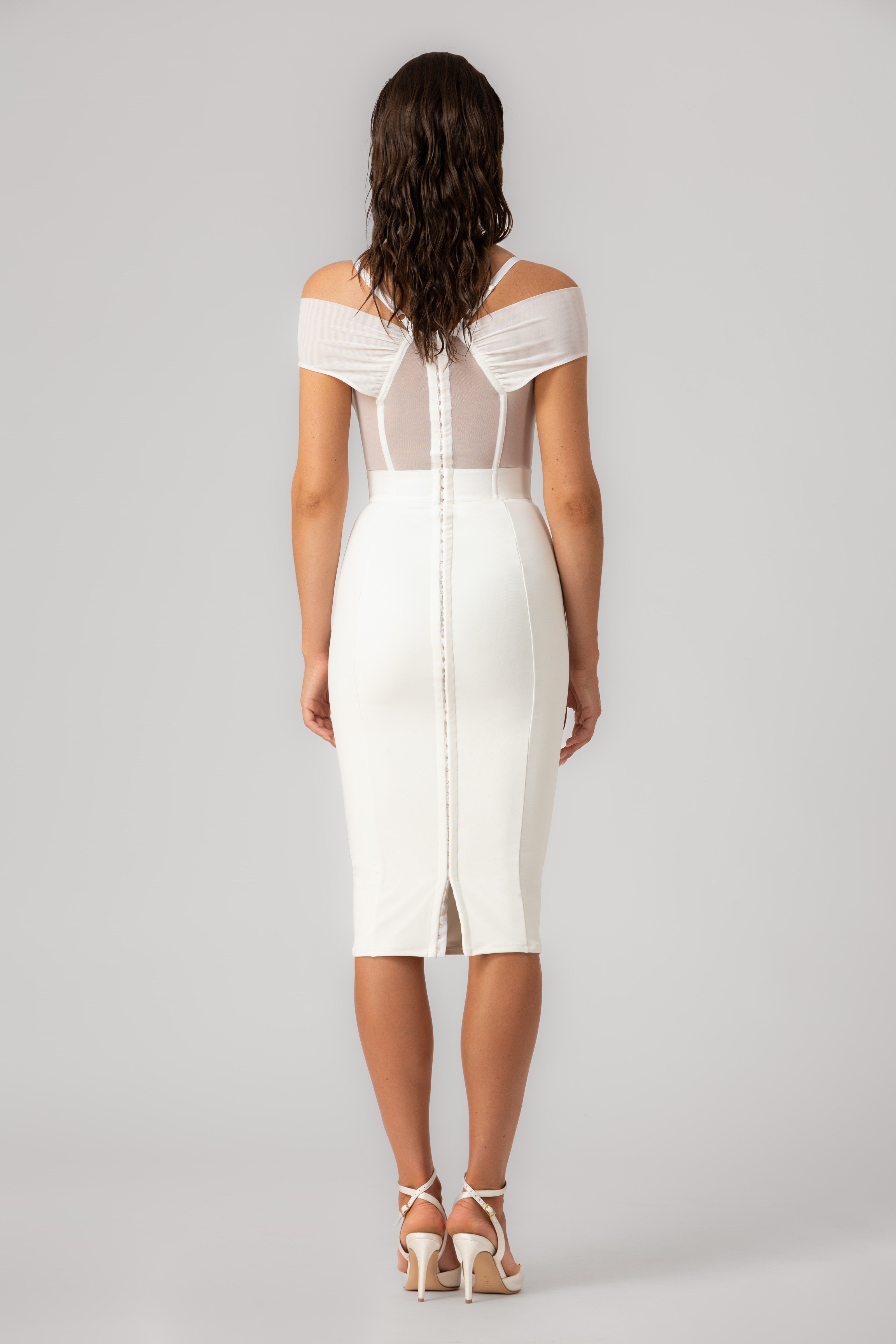 Stark Dress White