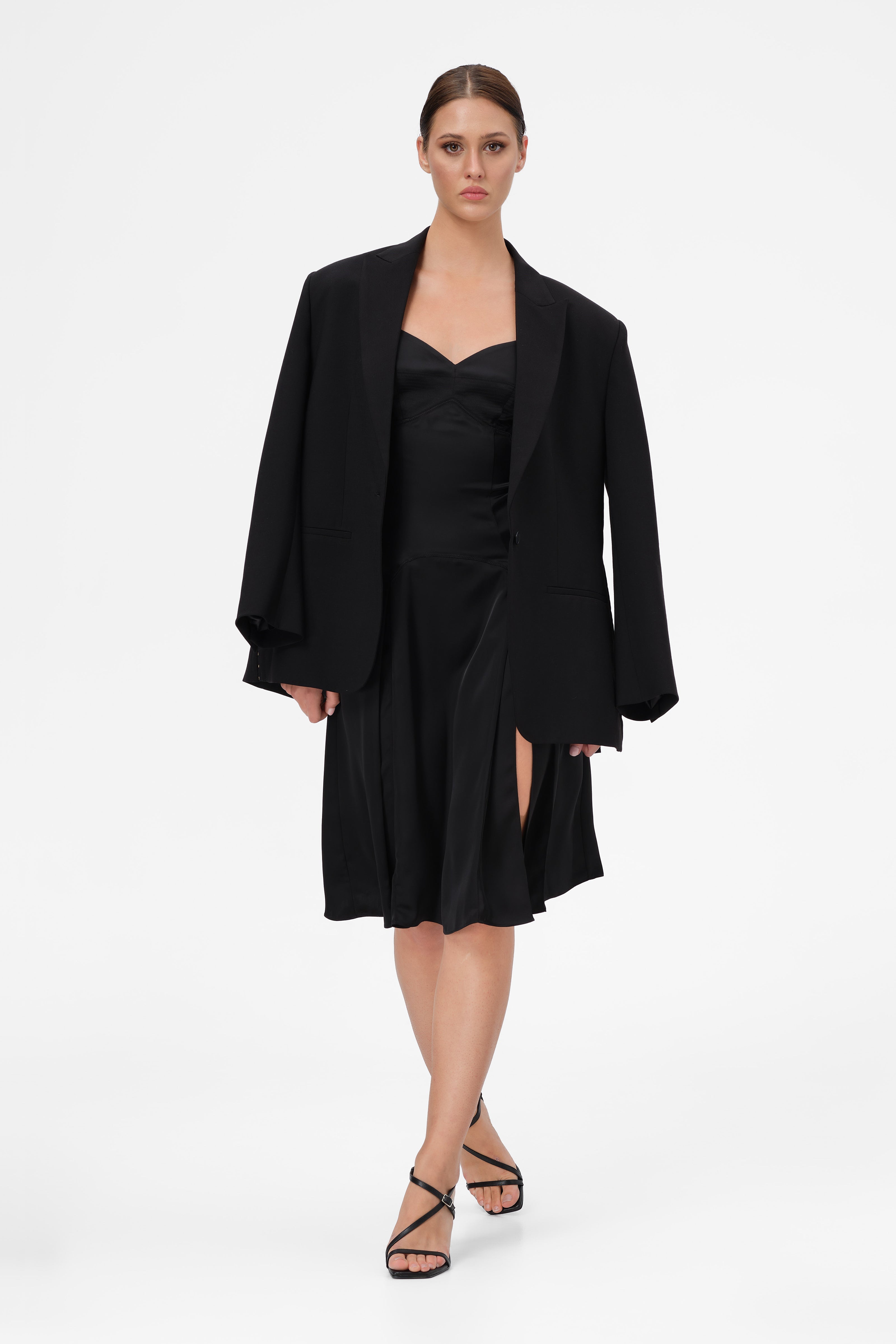 Escapade Midi Dress Black