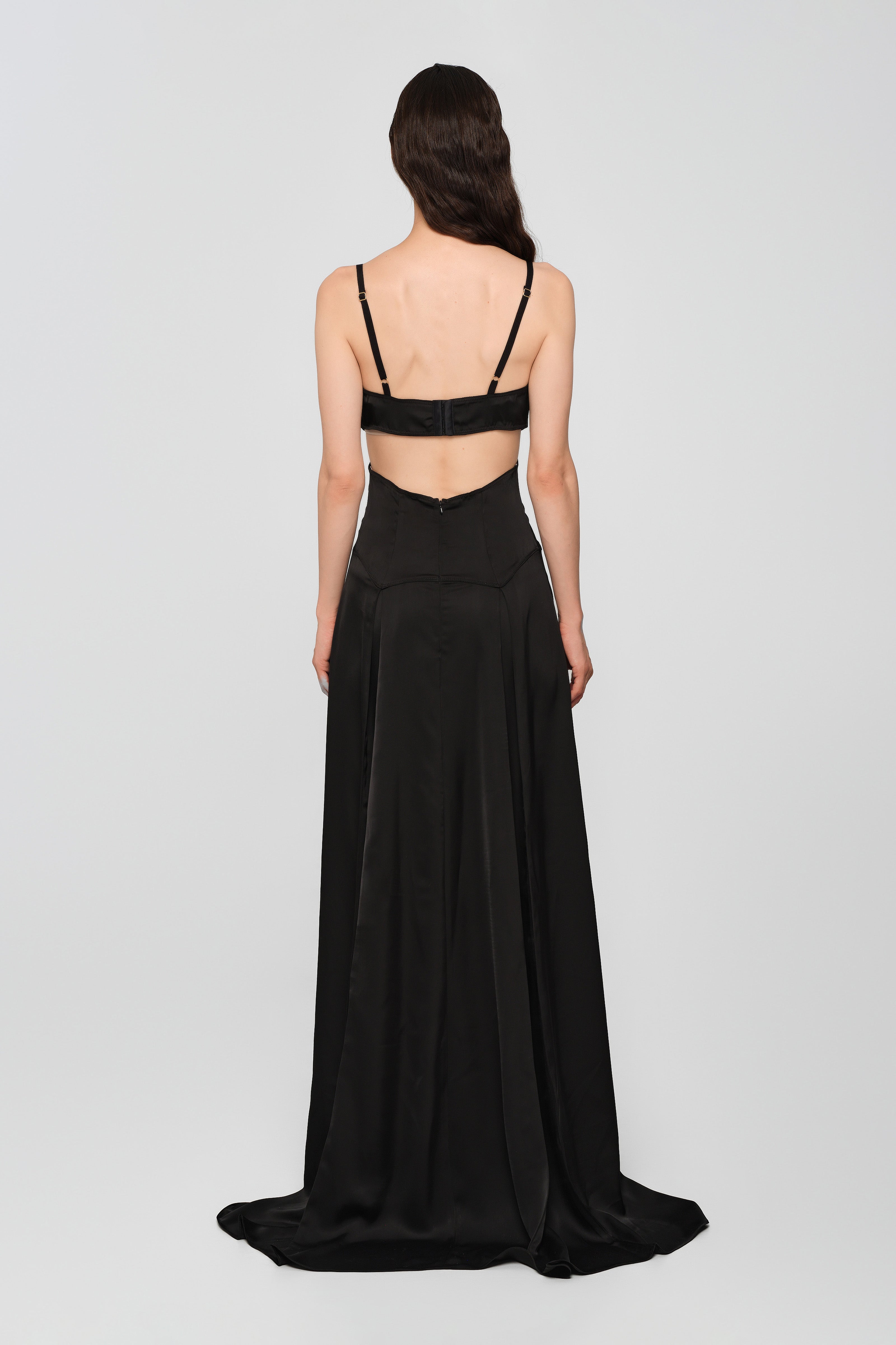 Escapade Long Dress Black