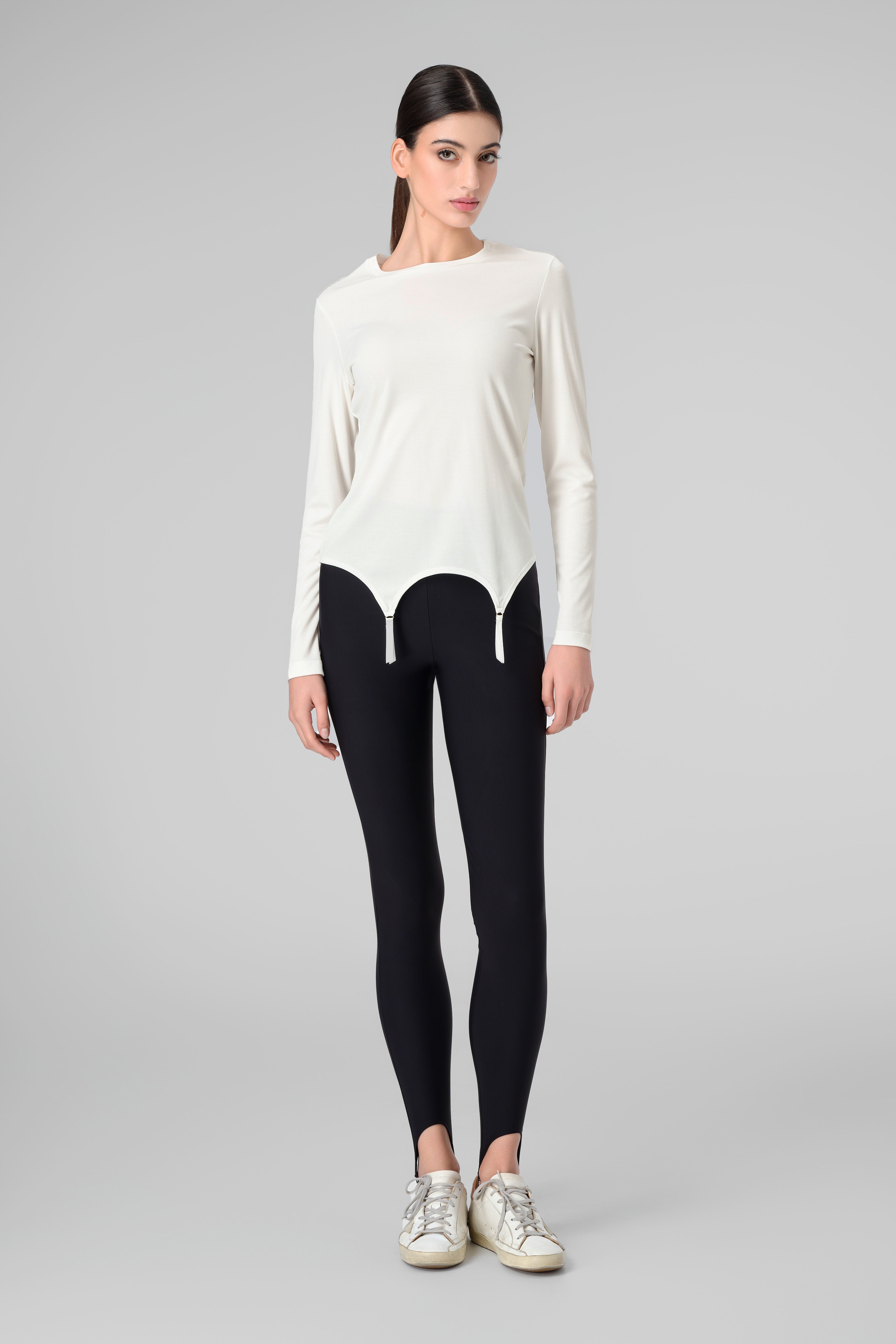 Garter Blouse White