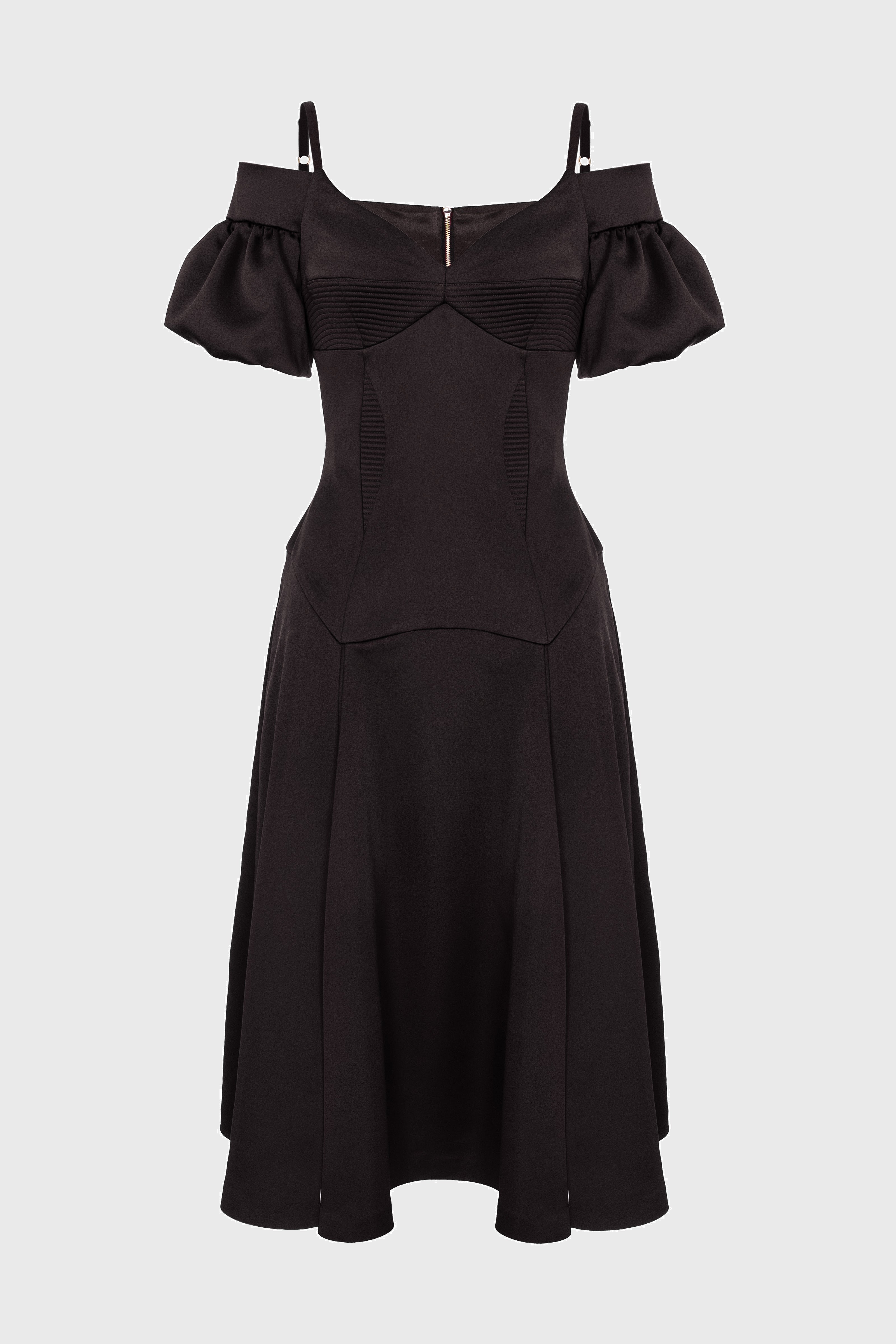 Haze Sleeve Dress Black