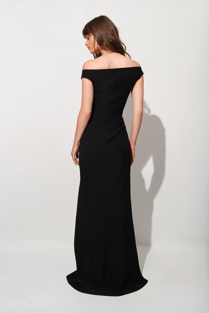 Ivy Long Dress Black