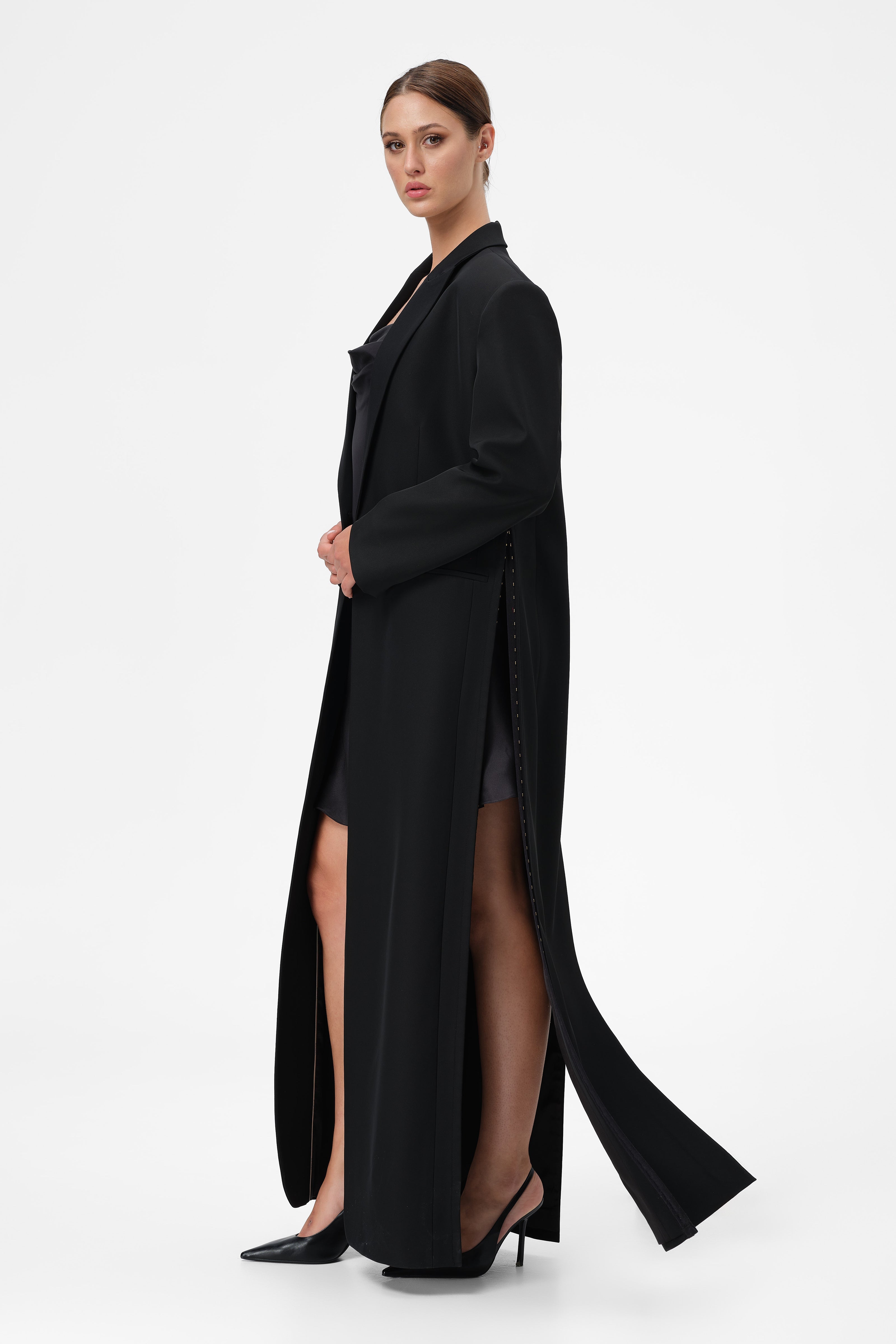 Urban Long Blazer Black