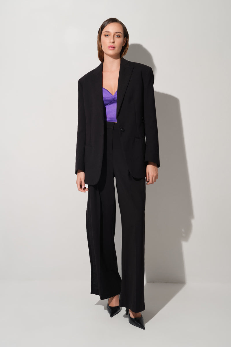 Urban Wool Trousers Black