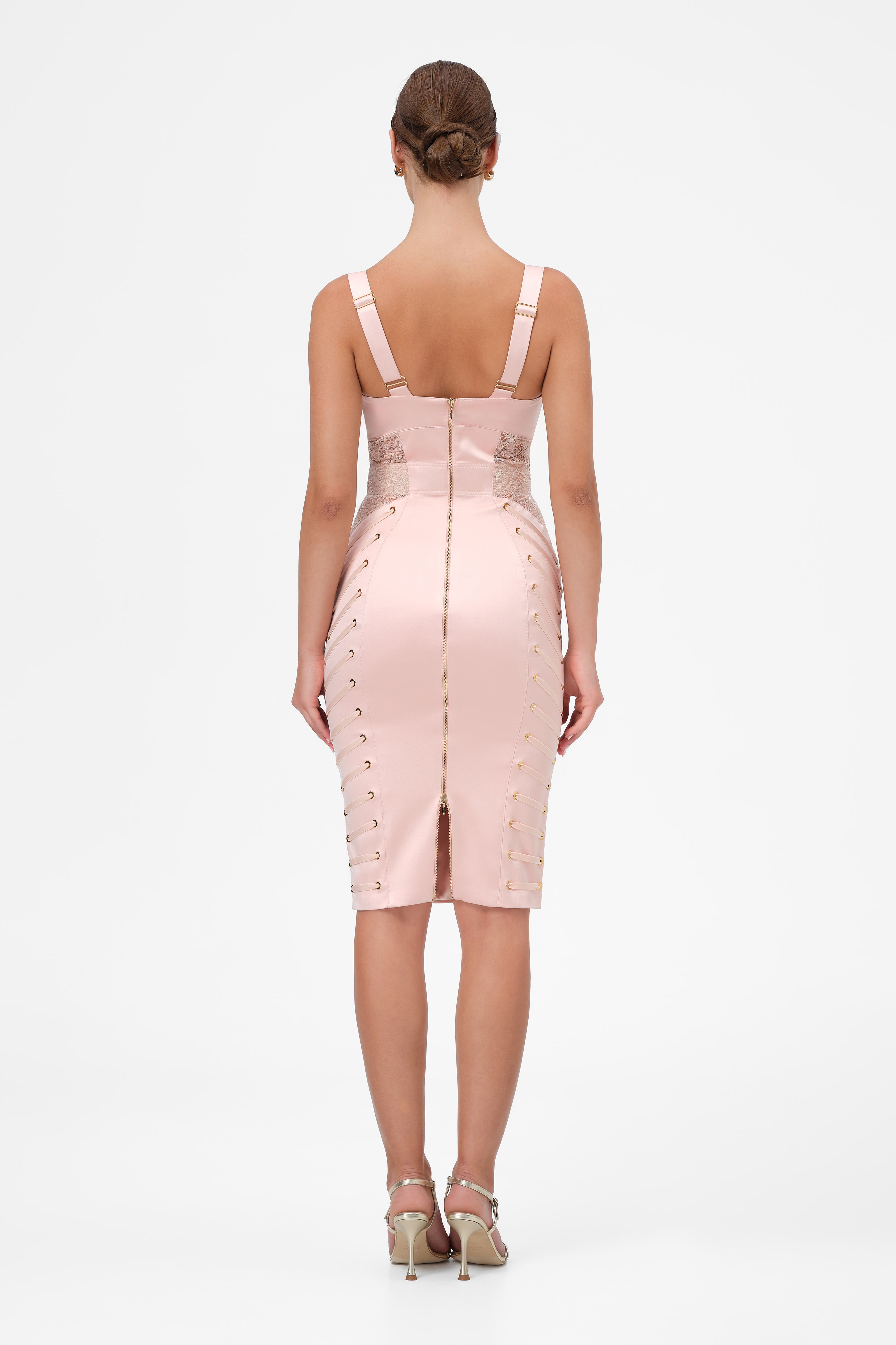 Zest Midi Dress Powder