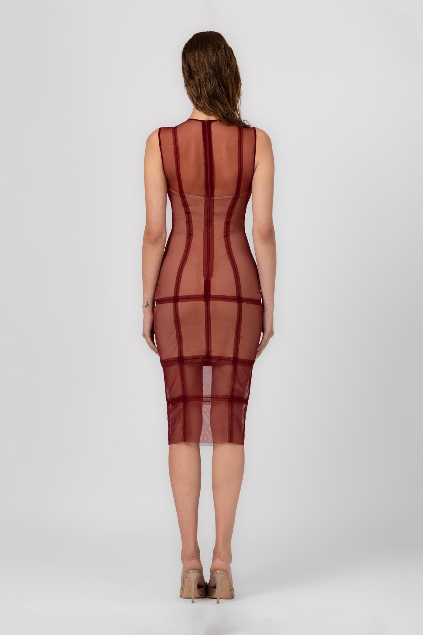 Figure Dress Wine