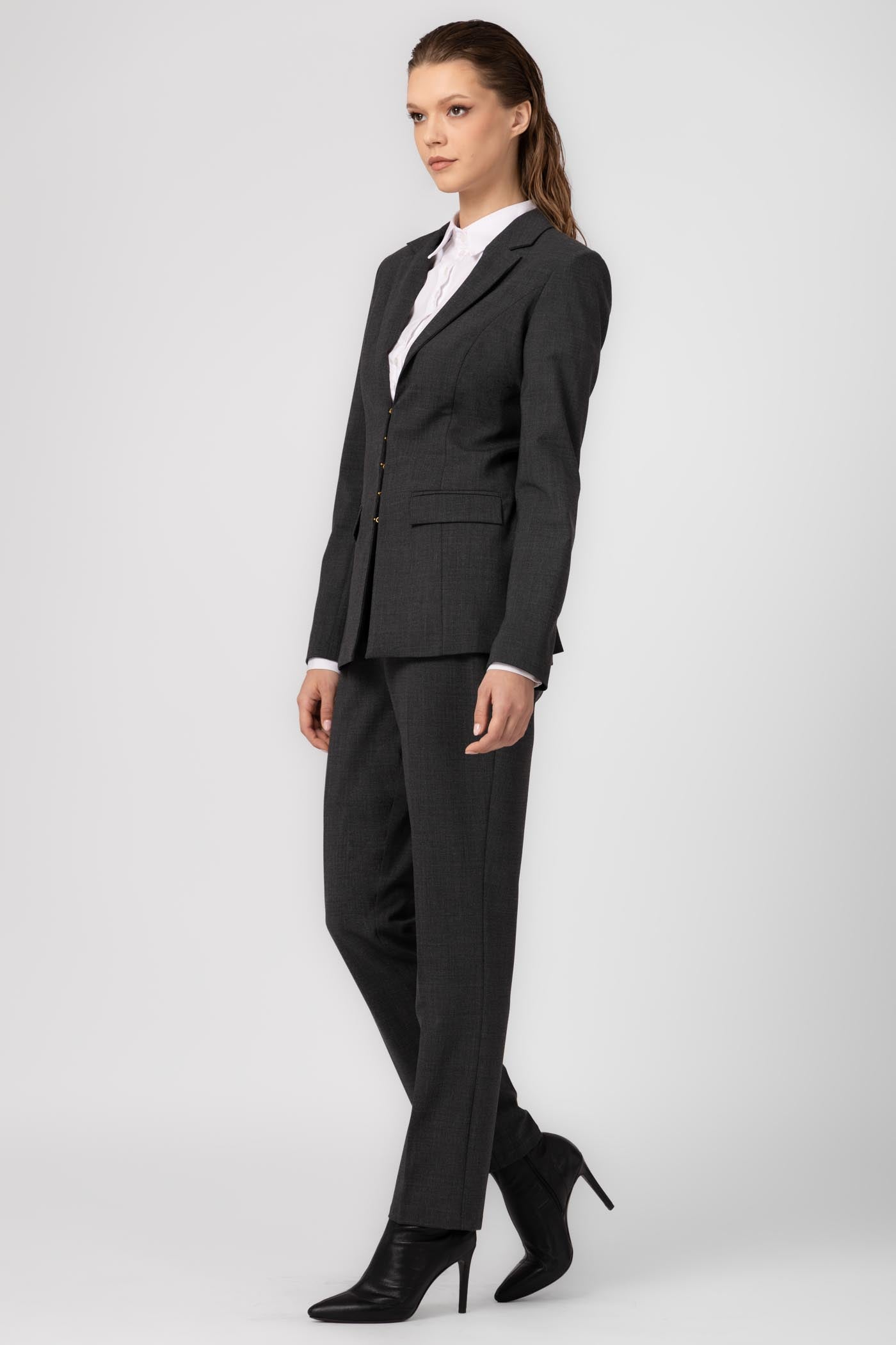 Sacou gri din lana Formal