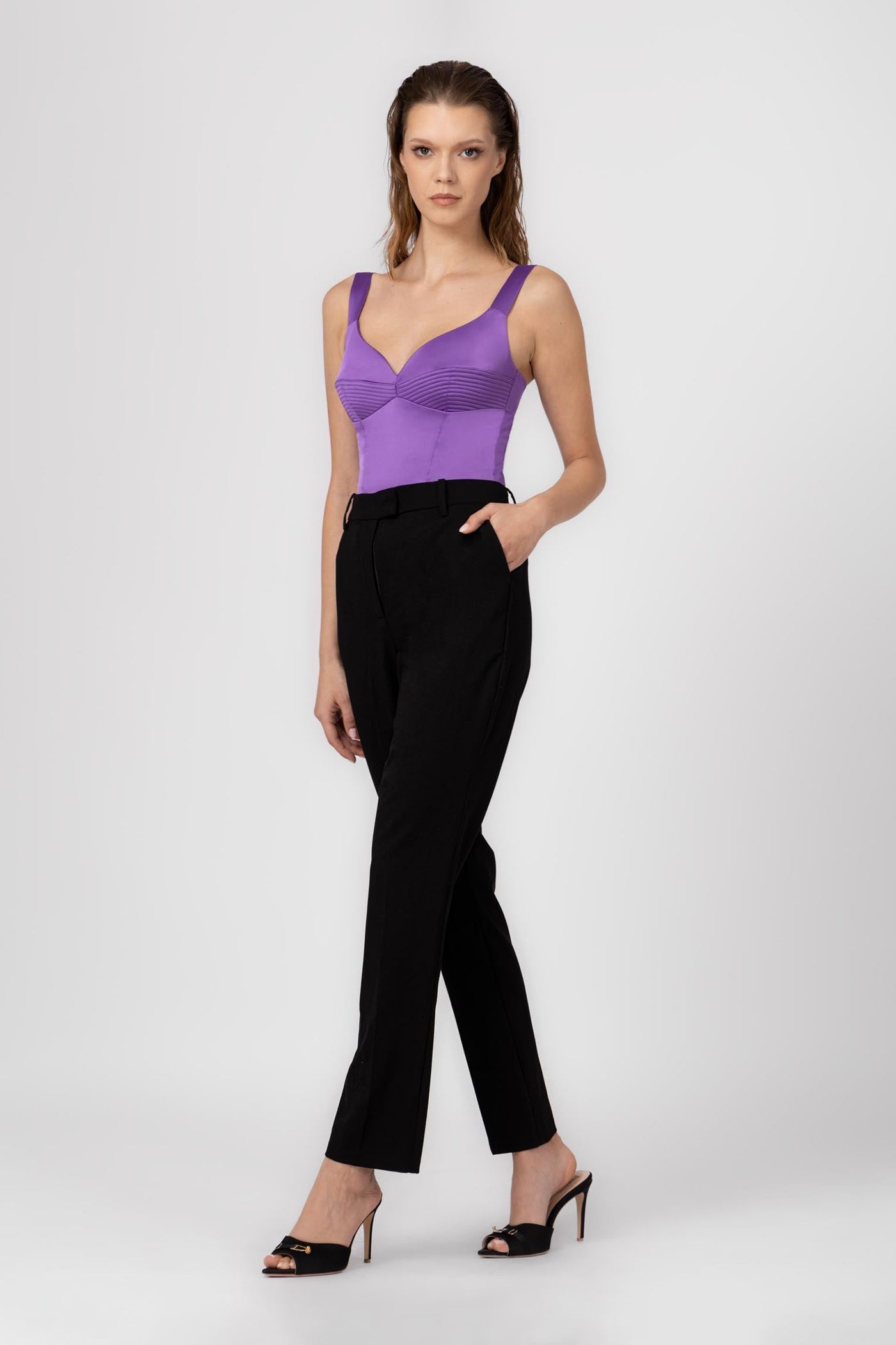 Haze Bra Top Violet