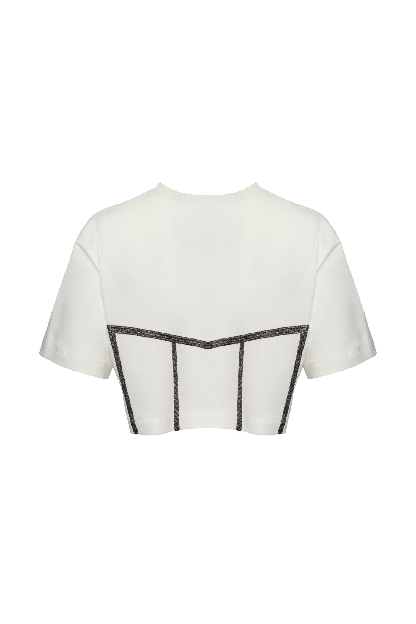 Draft Cropped T-Shirt White