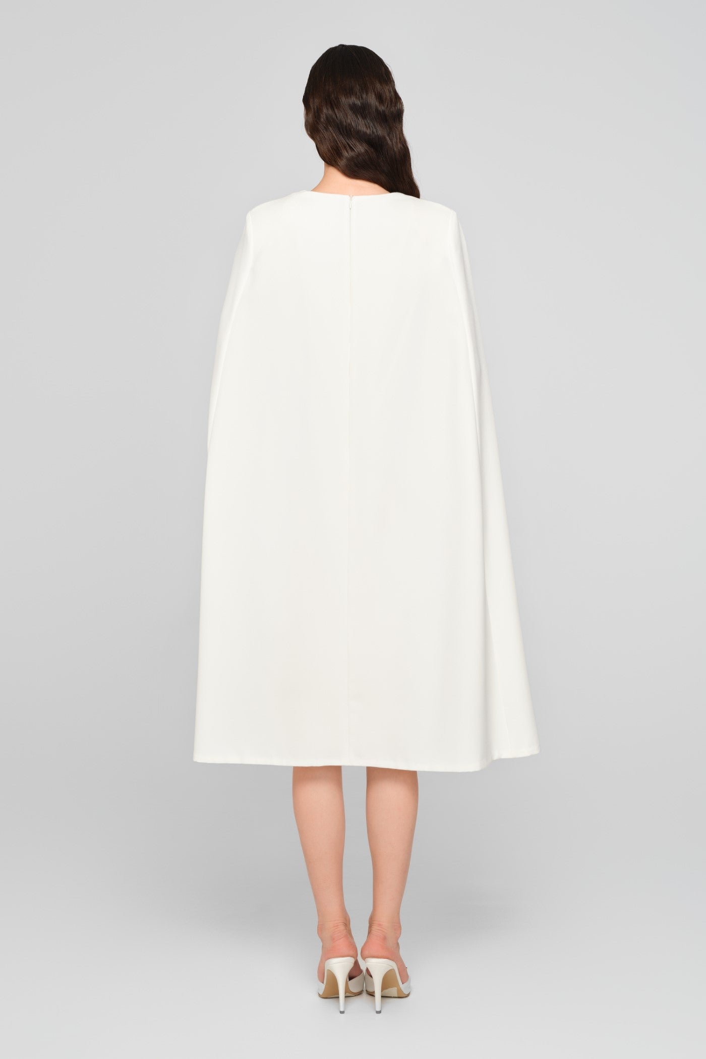 Mantle Dress White