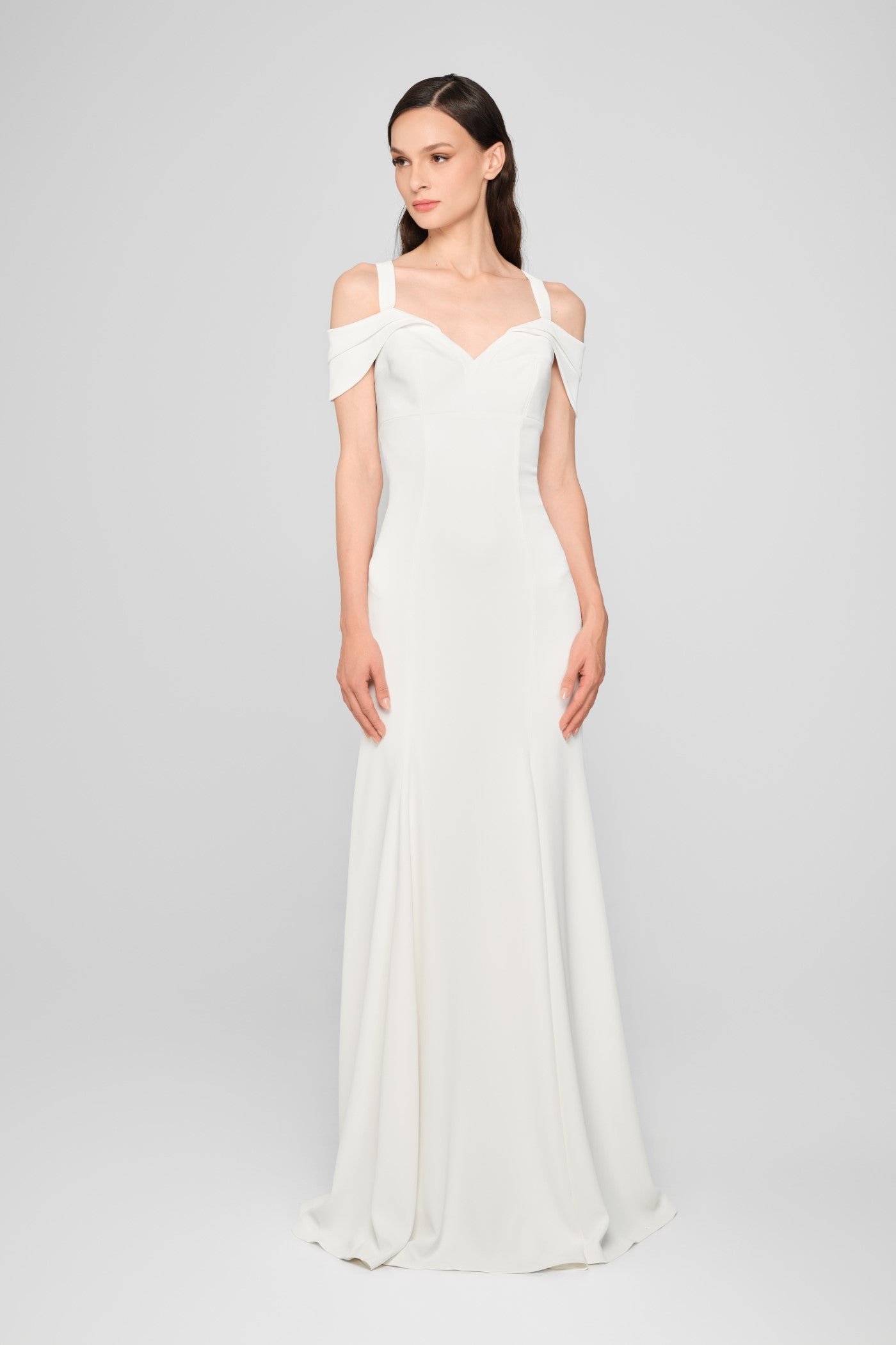 Sculpt Long Dress White