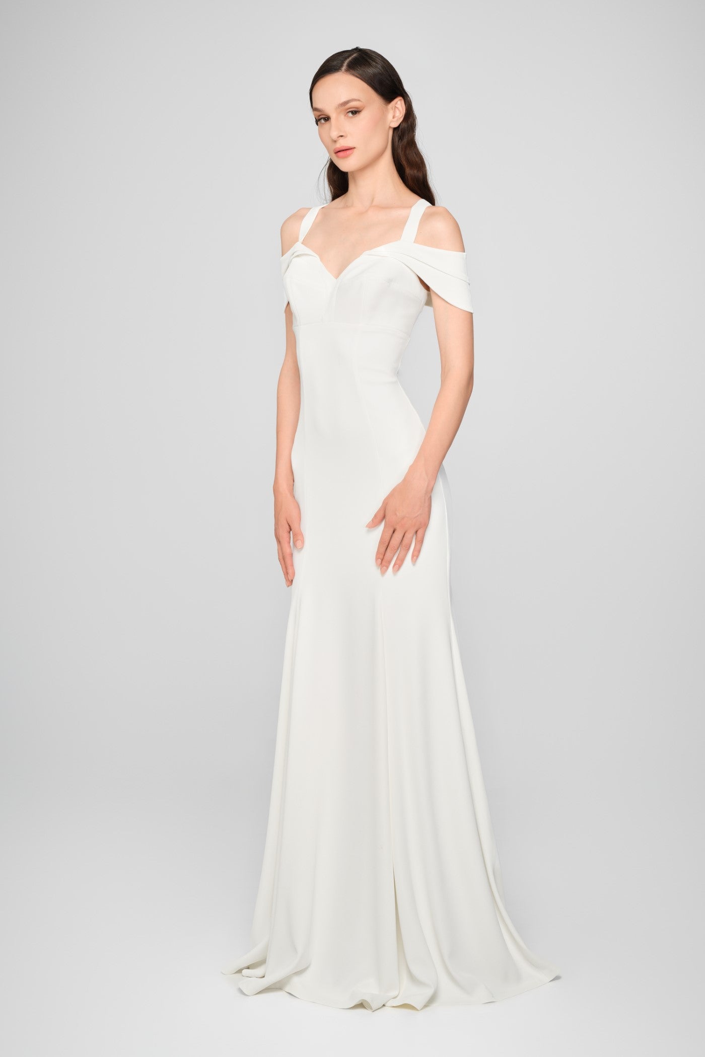 Sculpt Long Dress White