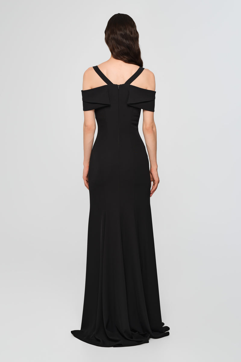 Candy Long Dress Black