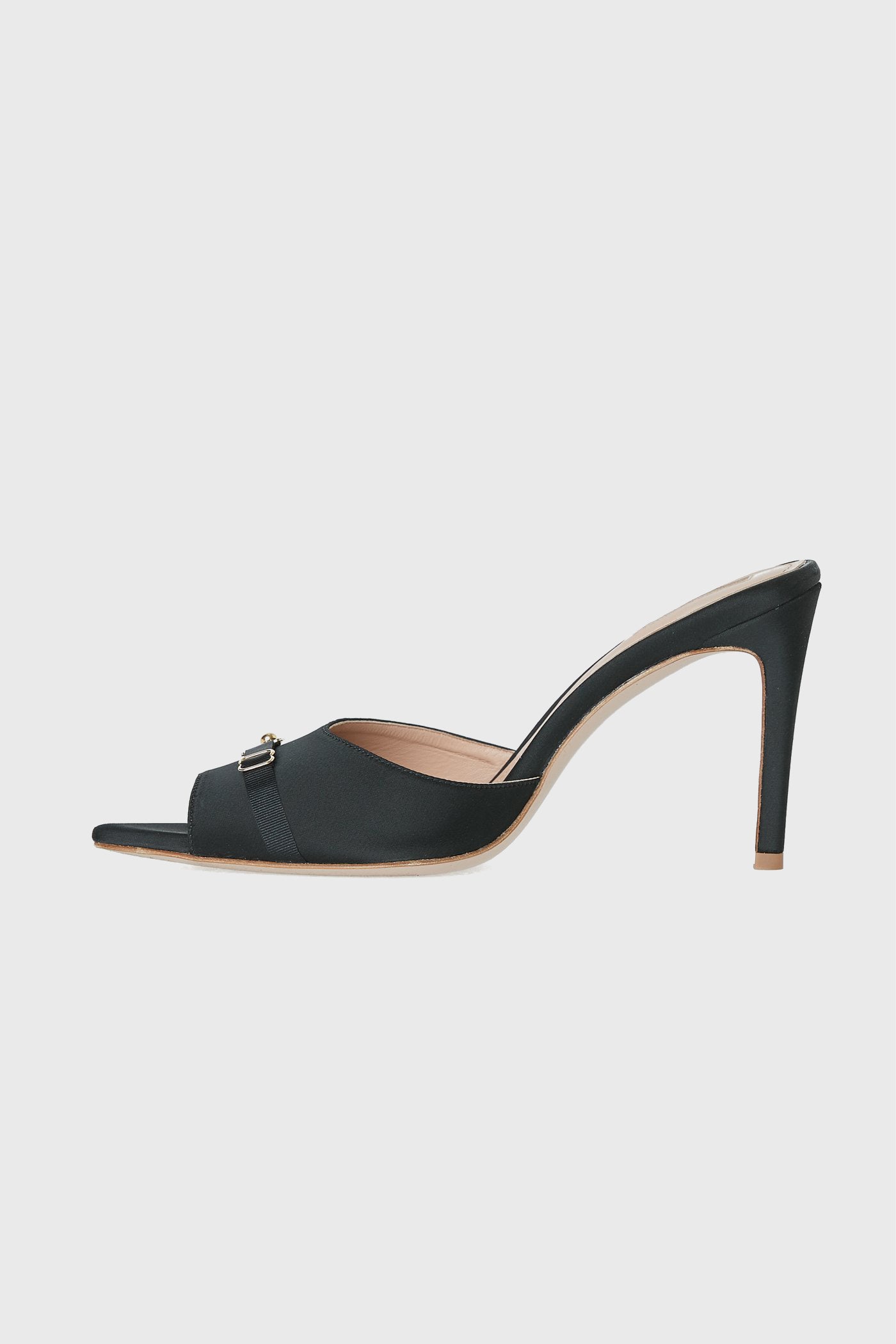 Pantofi negri din satin Secure