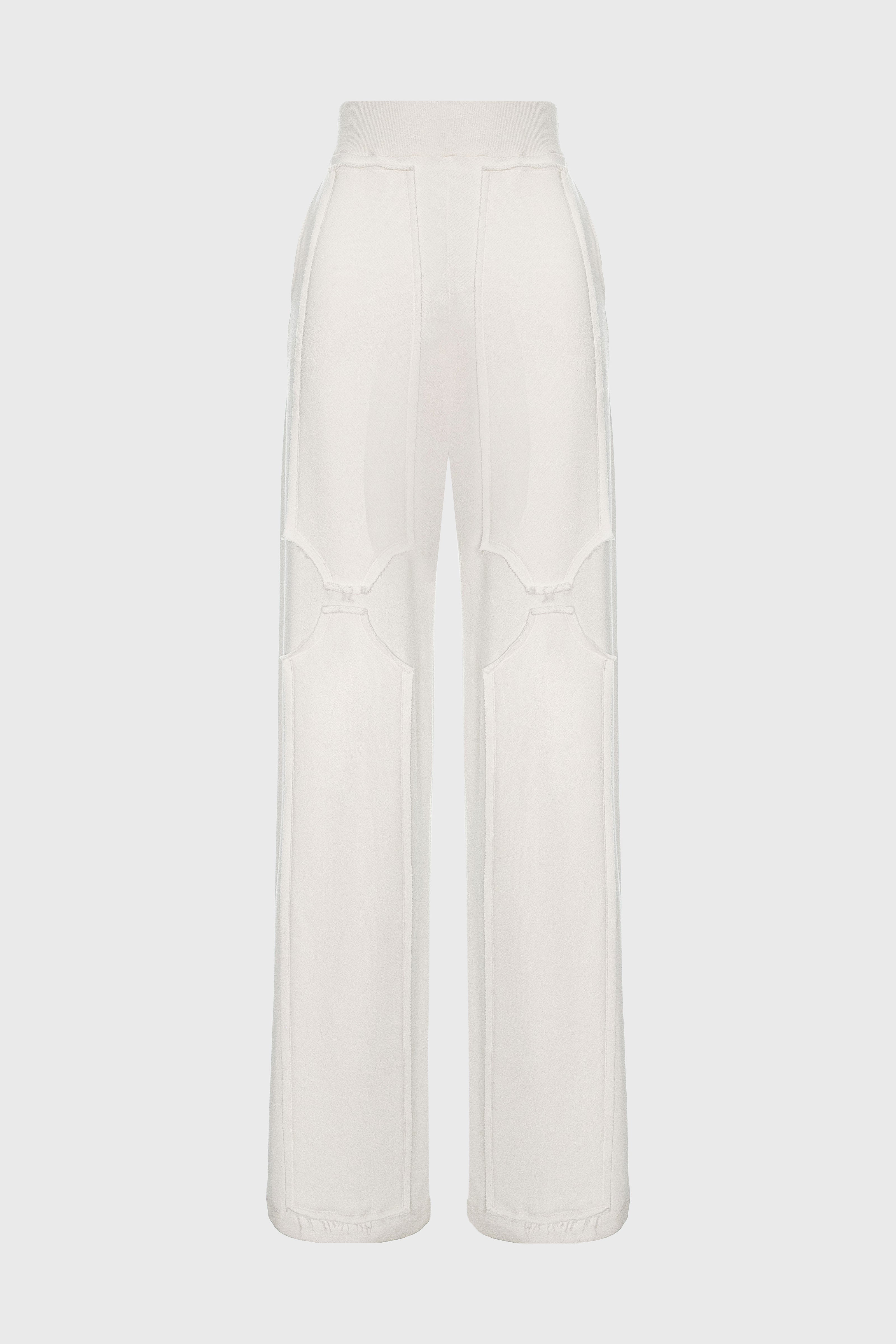 Deconstructed Sweatpants White