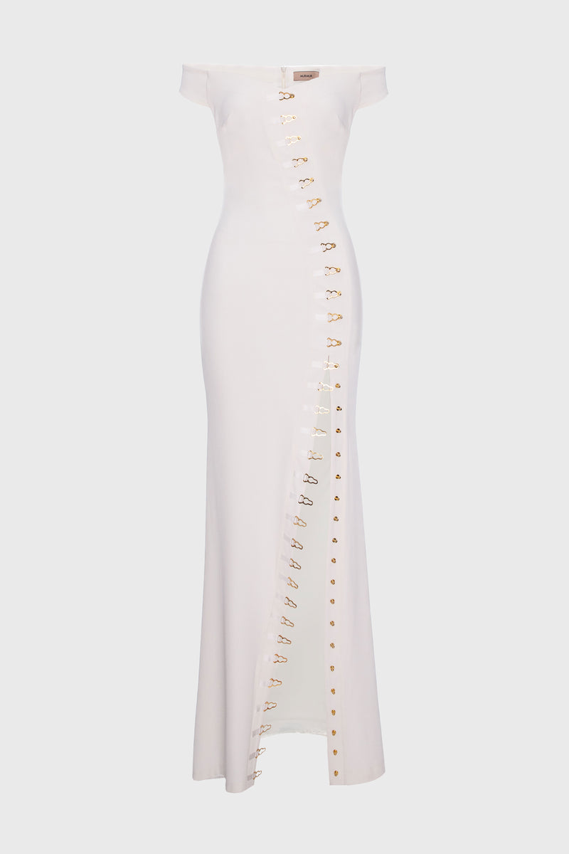 Ivy Long Dress White