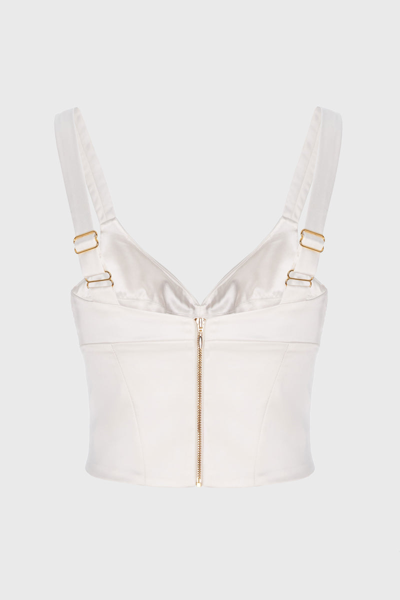 Haze Corset White