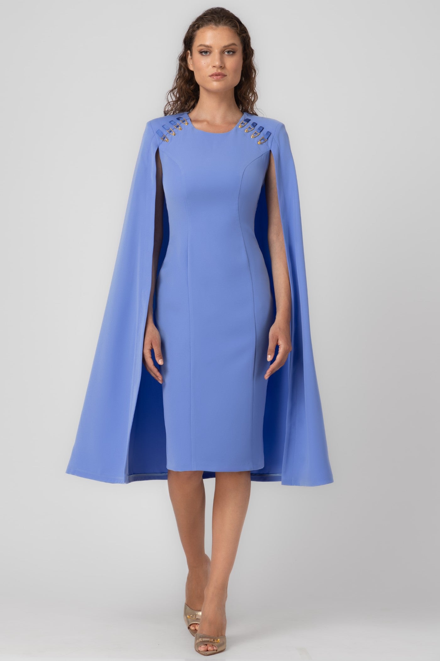 Mantle Dress Light Blue