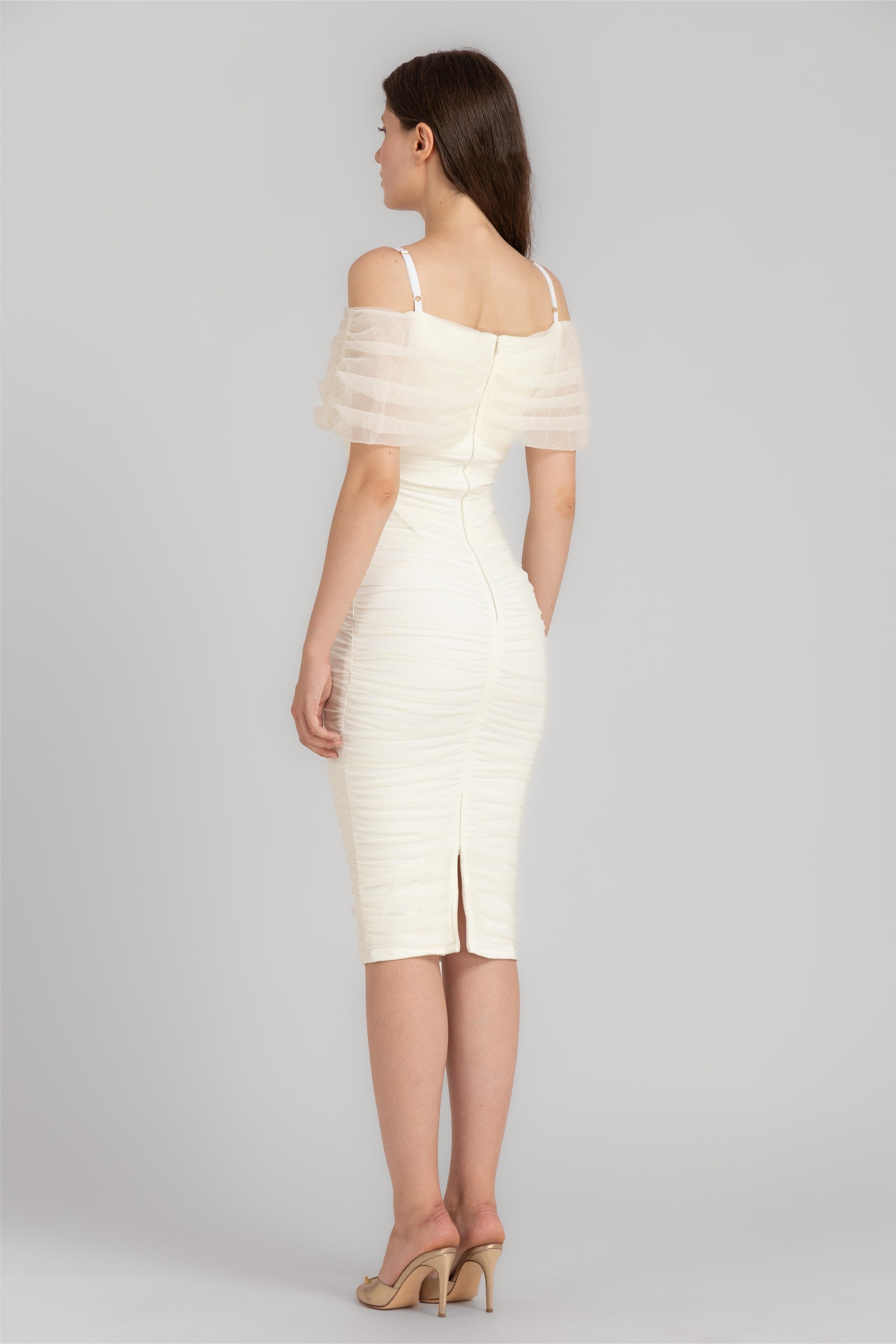 Unveil Dress White