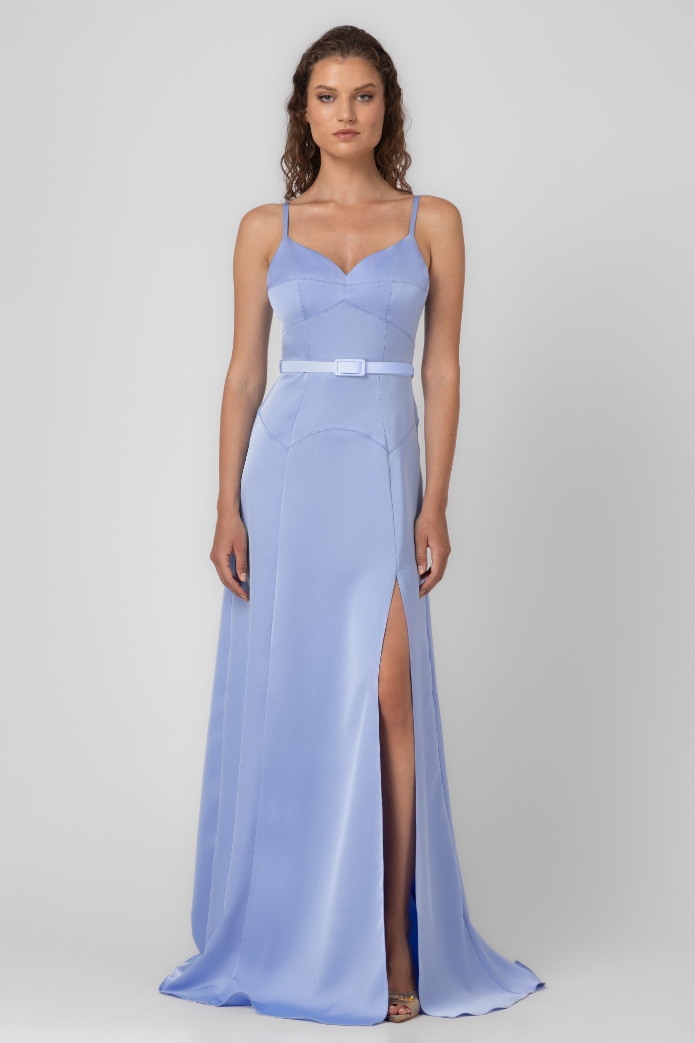 Blossom Long Dress Light Blue