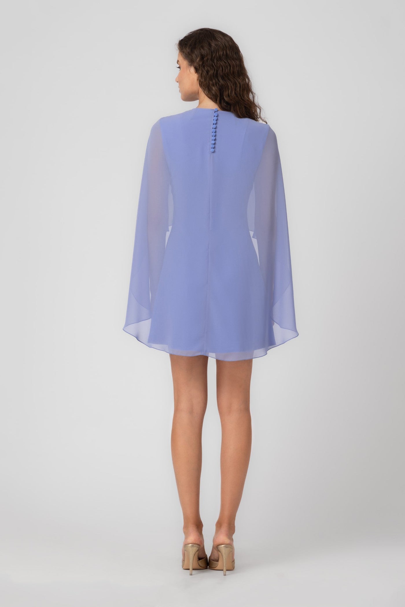 Veil Dress Light Blue
