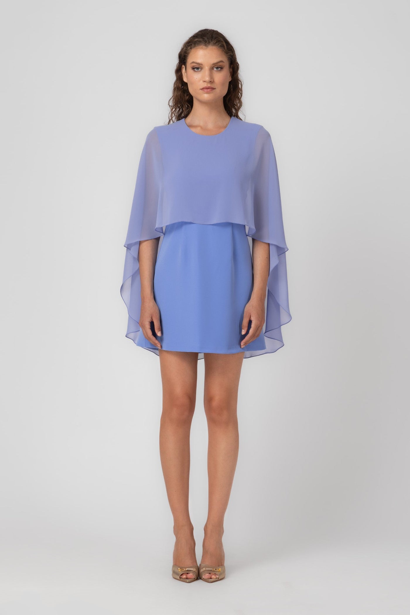 Veil Dress Light Blue