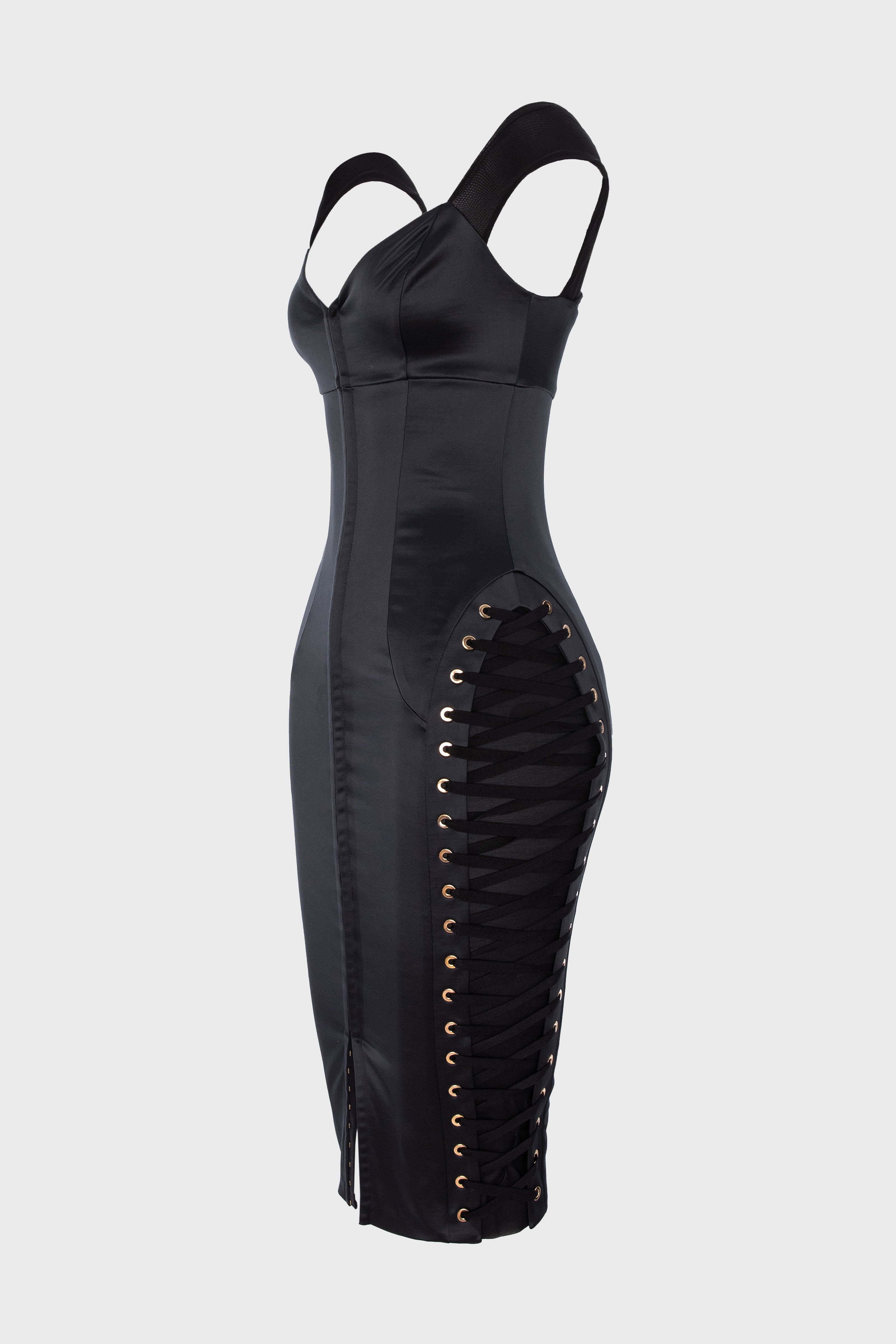 BURBERRY ブラック パーティードレス UK6 Blackcherry Dress Black