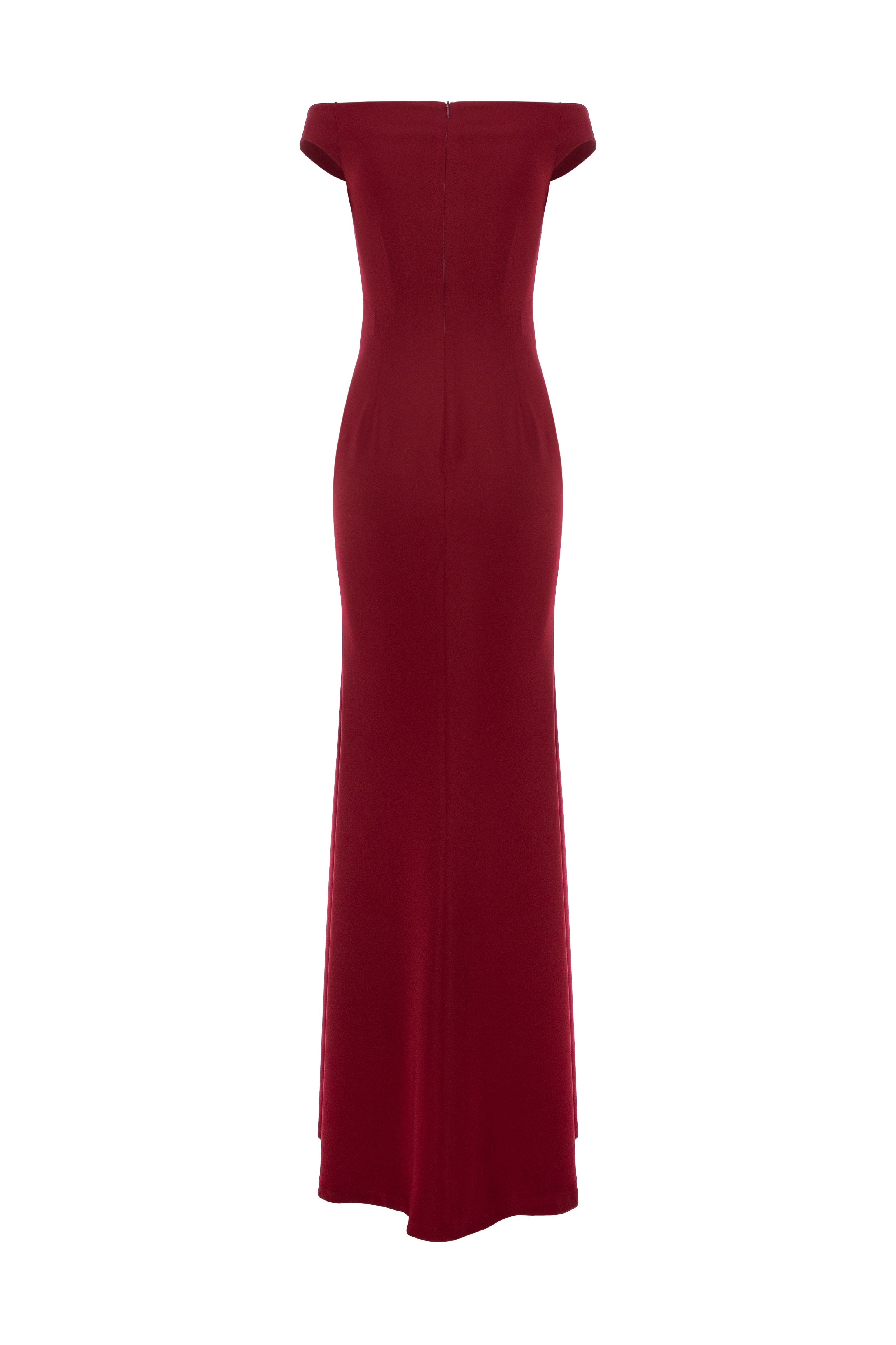 Ivy Long Dress Wine