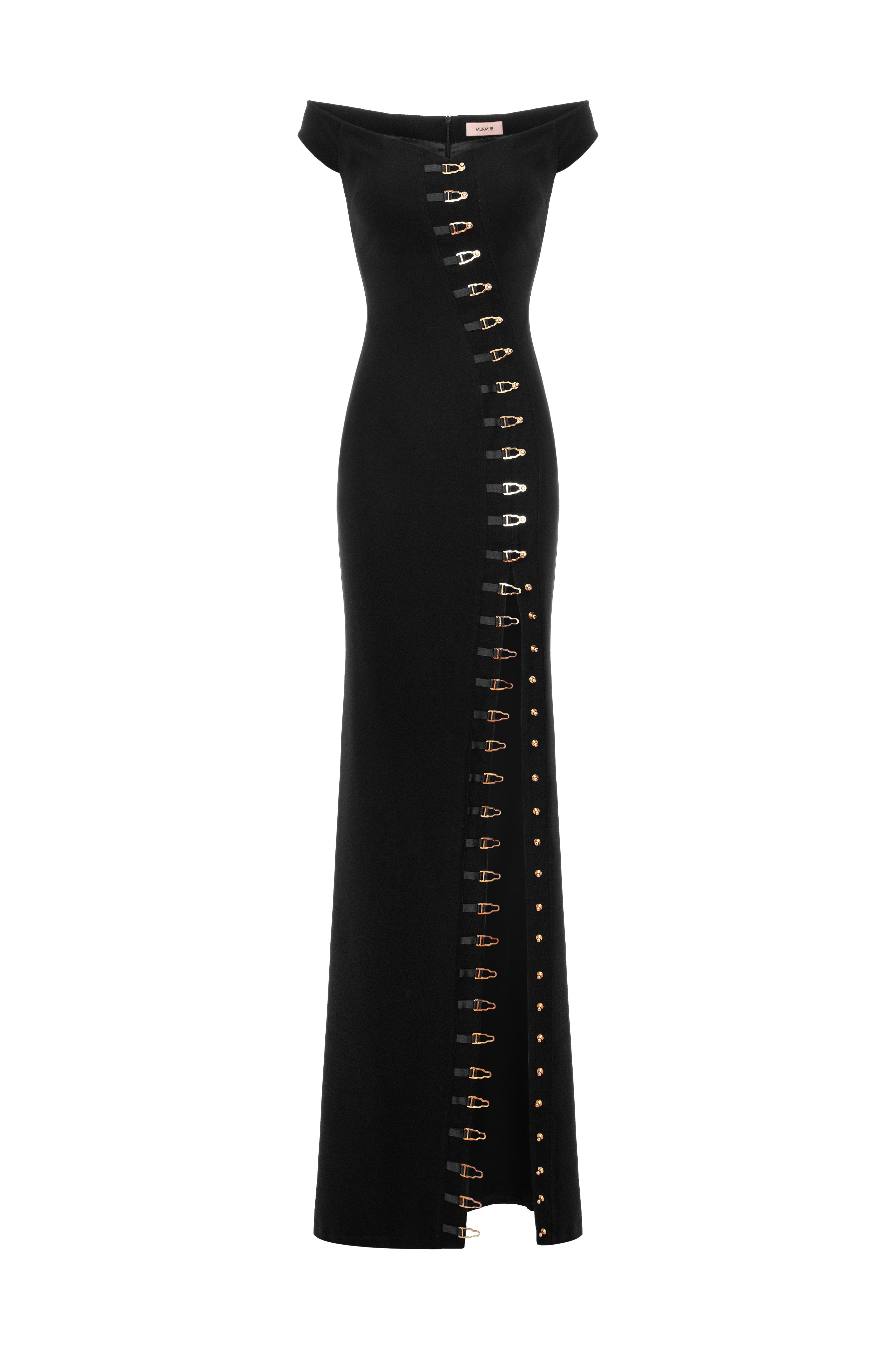 Ivy Long Dress Black